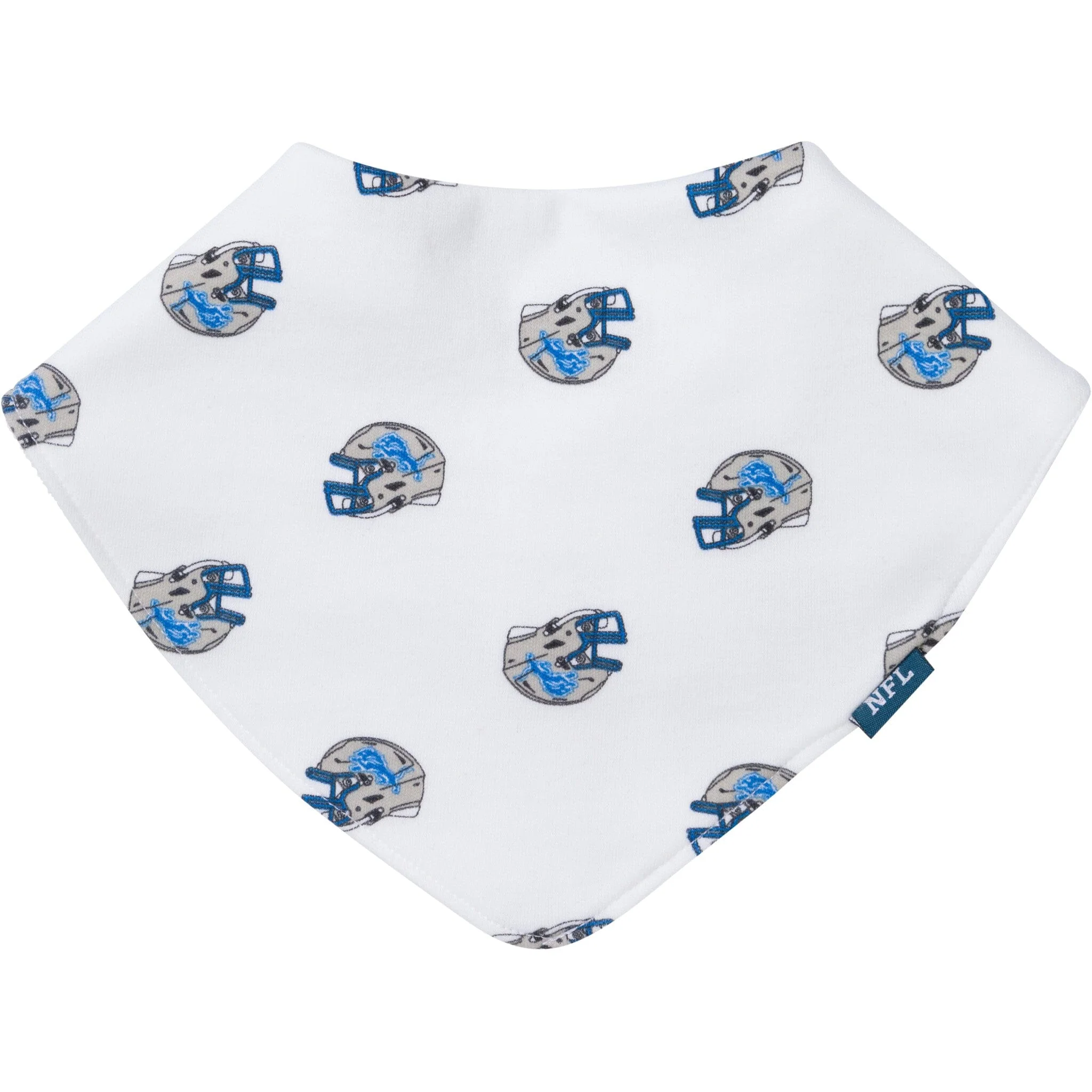 3-Piece Baby Detroit Lions Bibs and Burp Cloth Set - Image 3