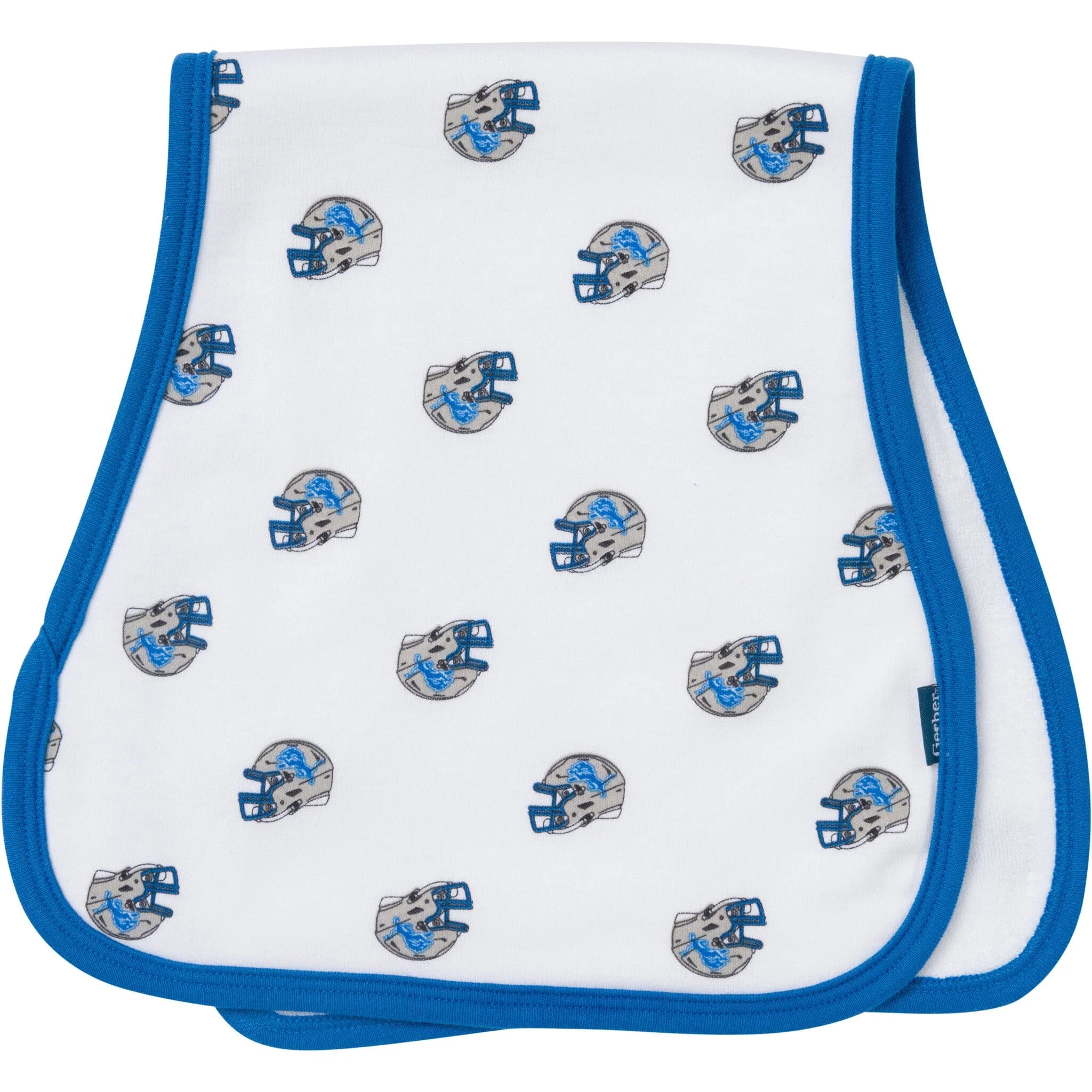 3-Piece Baby Detroit Lions Bibs and Burp Cloth Set - Image 4