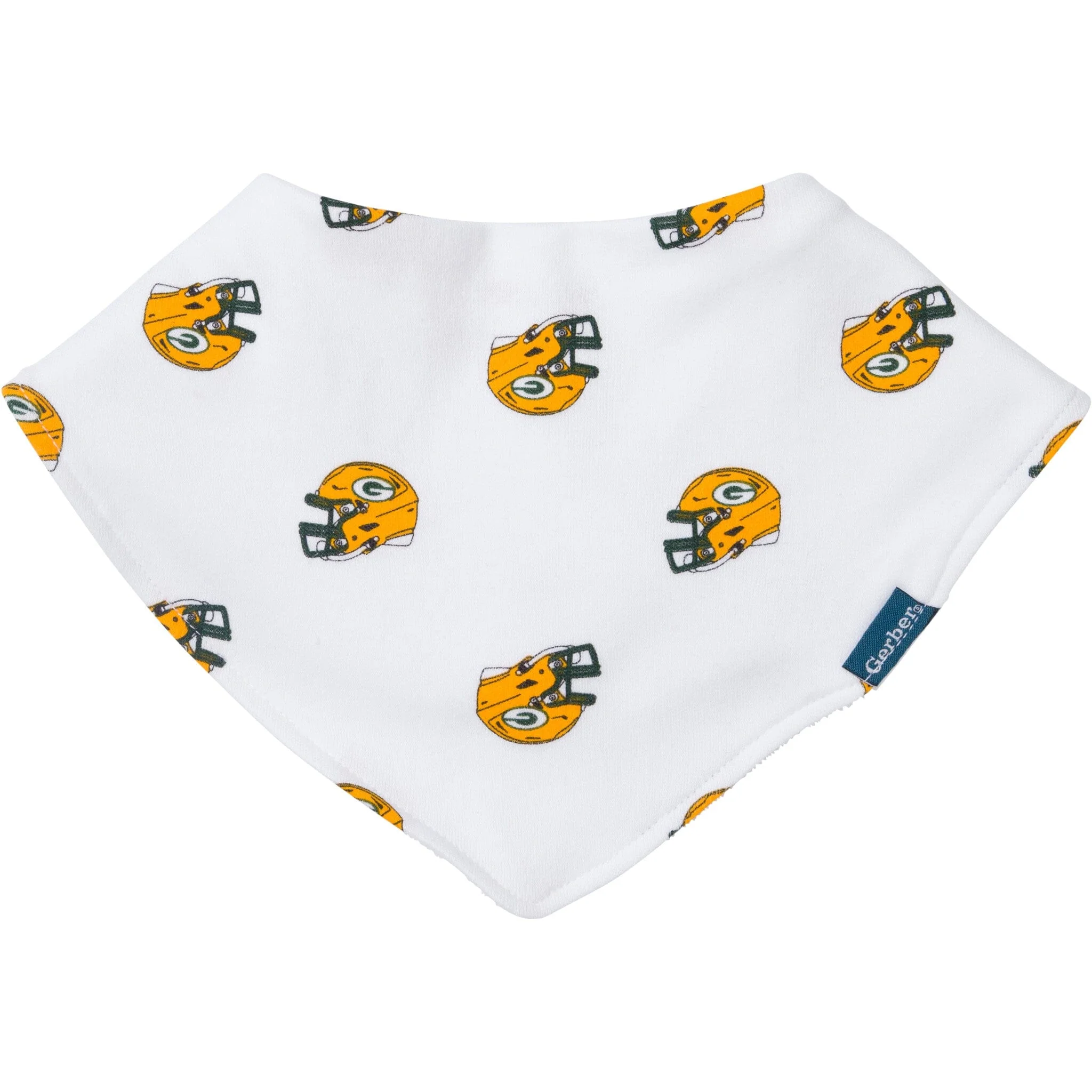 3-Piece Baby Green Bay Packers Bibs and Burp Cloth Set - Image 3