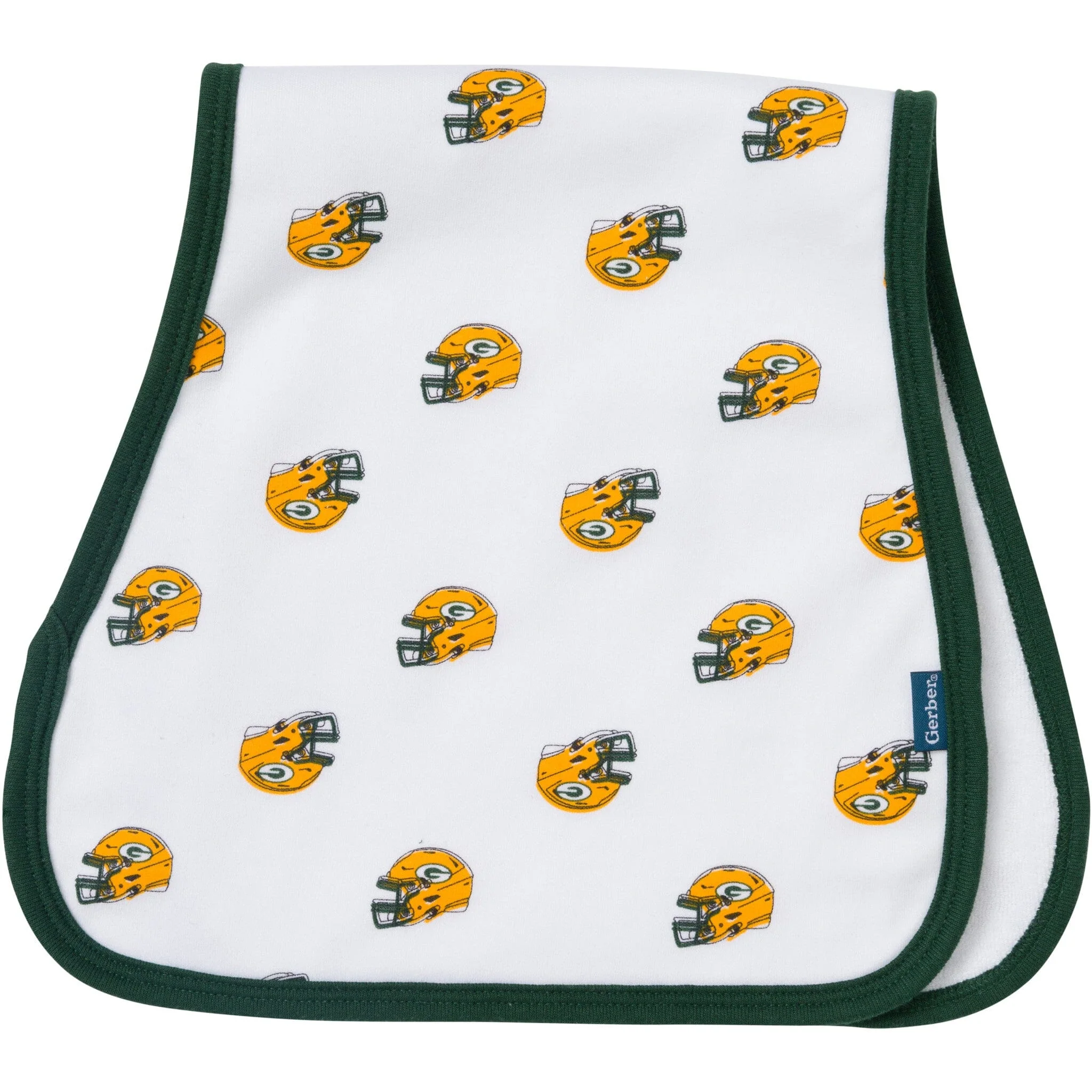 3-Piece Baby Green Bay Packers Bibs and Burp Cloth Set - Image 4