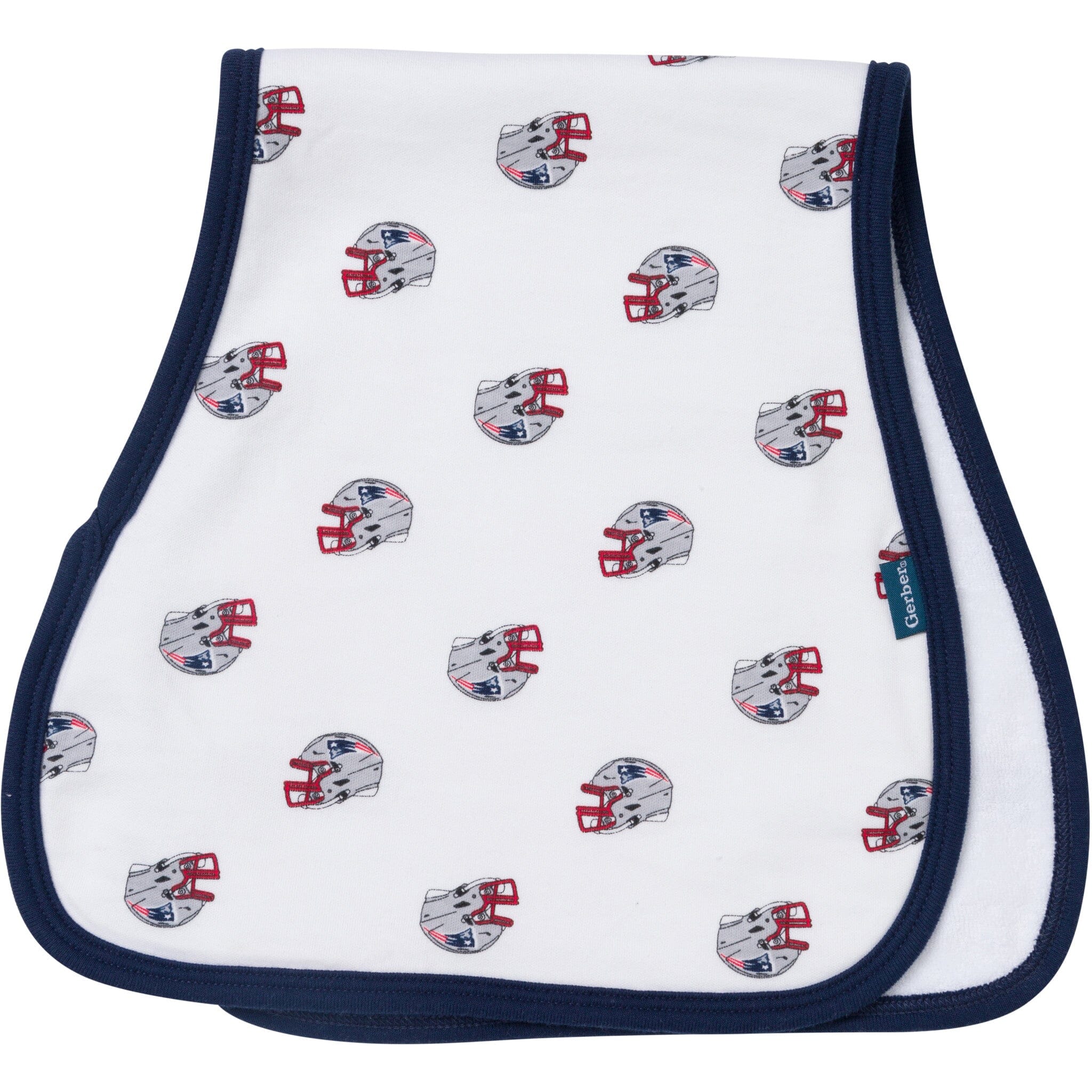 3-Piece Baby New England Patriots Bibs and Burp Cloth Set - Image 4