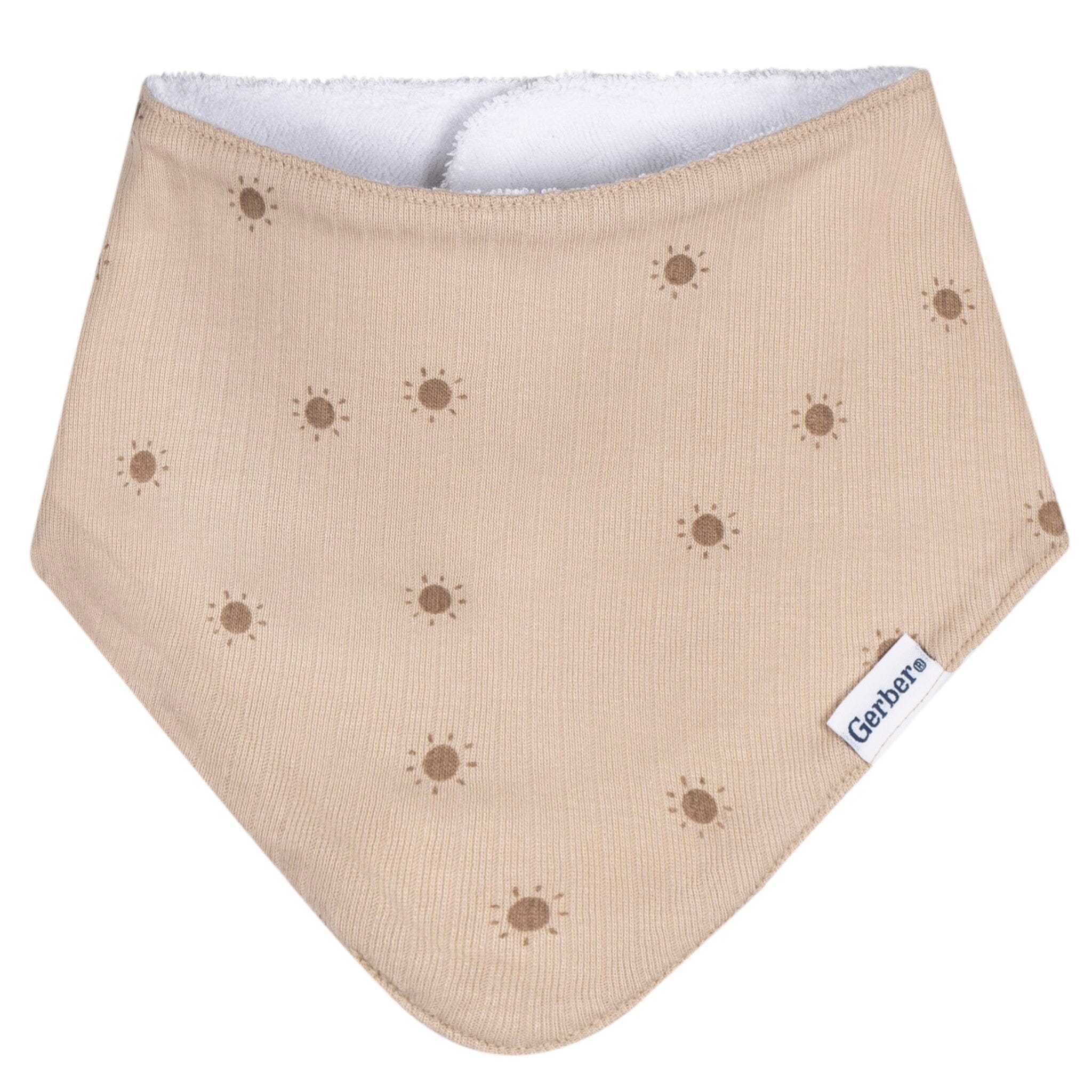 3-Pack Baby Neutral Safari Bandana Bib - Image 5