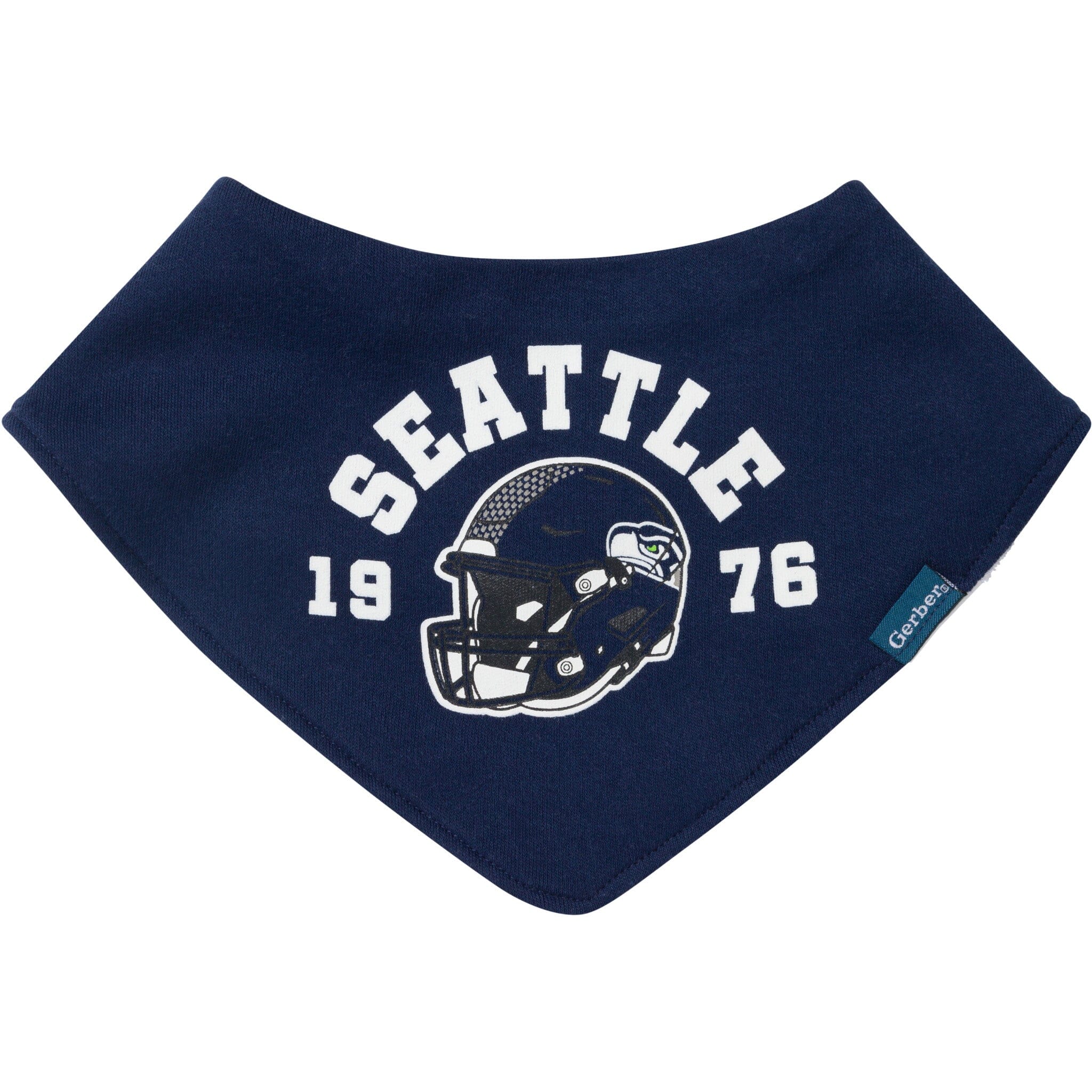 3-Piece Baby Seattle Seahawks Bibs and Burp Cloth Set - Image 2