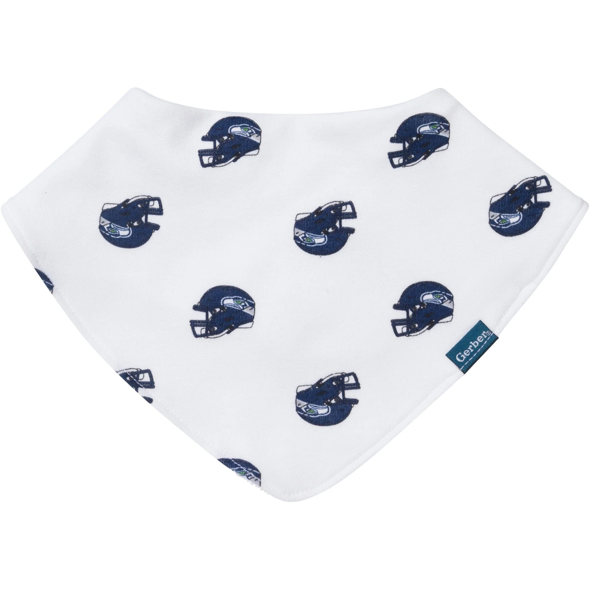 3-Piece Baby Seattle Seahawks Bibs and Burp Cloth Set - Image 3