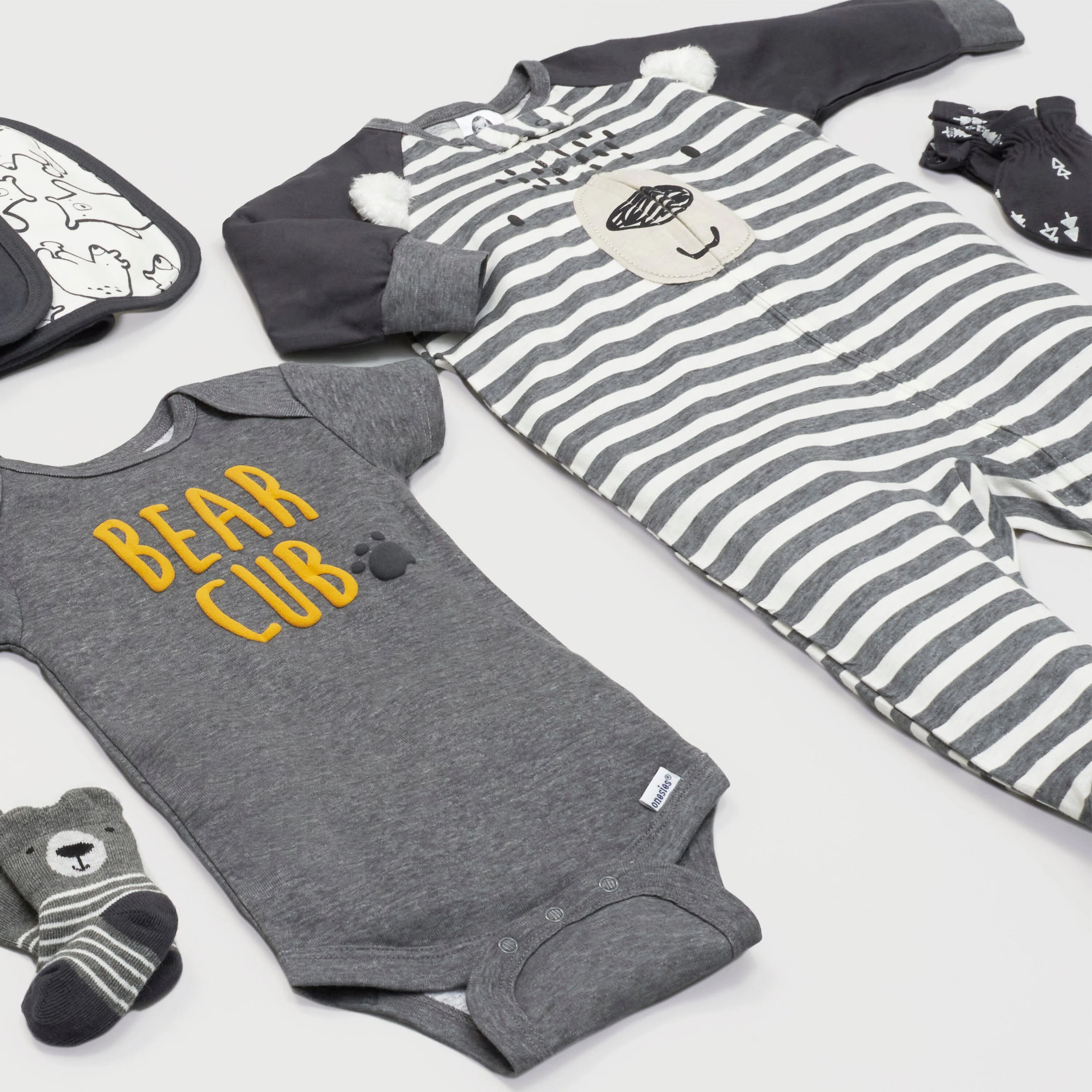 3-Pack Baby Boys Bear Sleep 'N Plays - Image 6