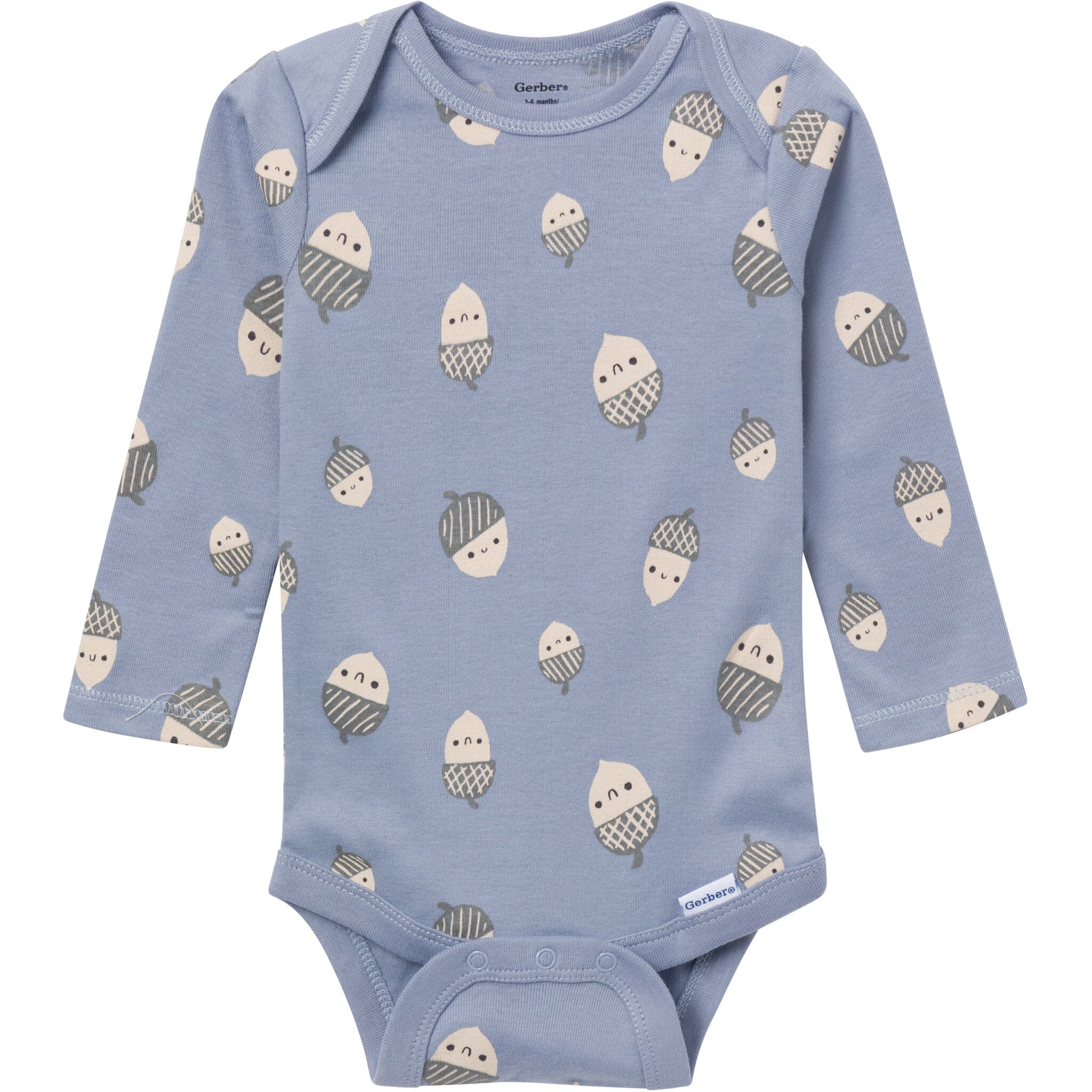 3-Pack Baby Boys Born To Be Wild Long Sleeve Onesies® Bodysuits - Image 4