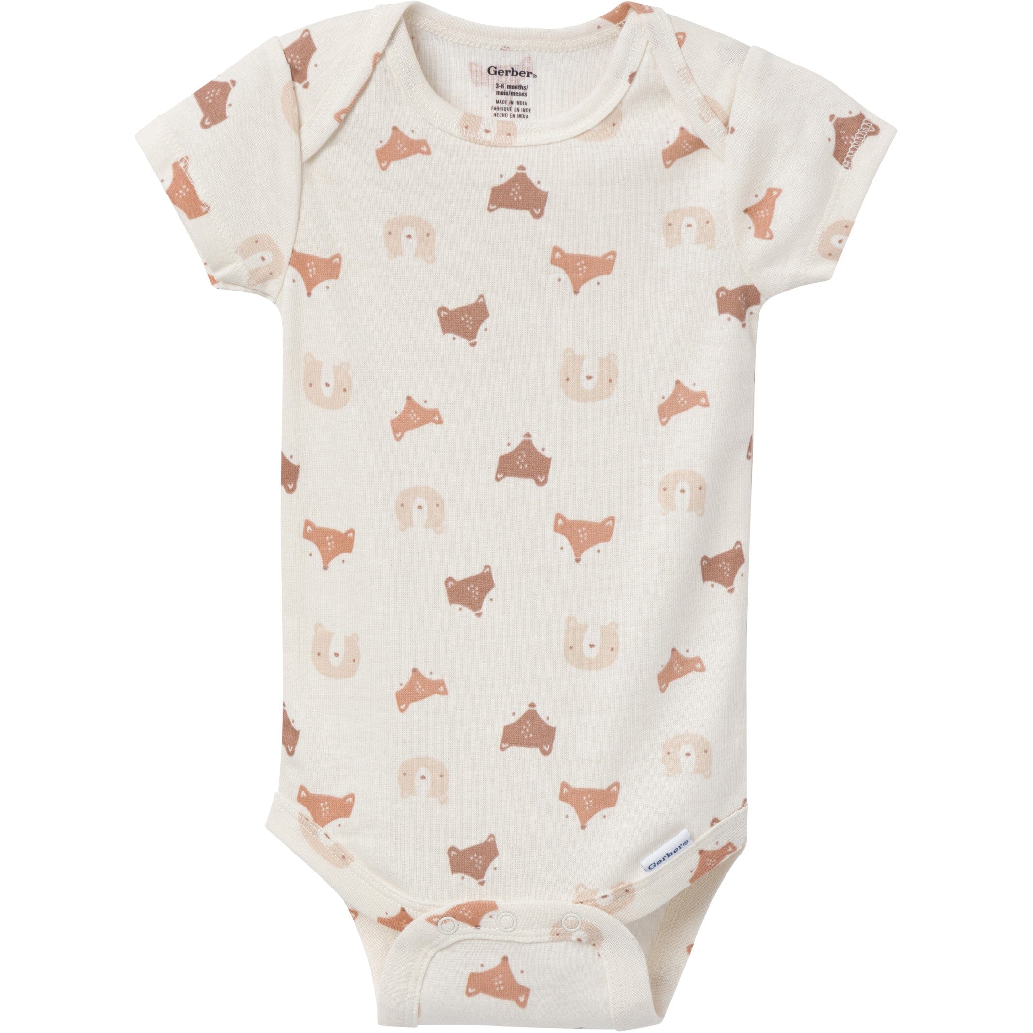 3-Pack Baby Boys Woodland Critters Onesies® Bodysuits - Image 3