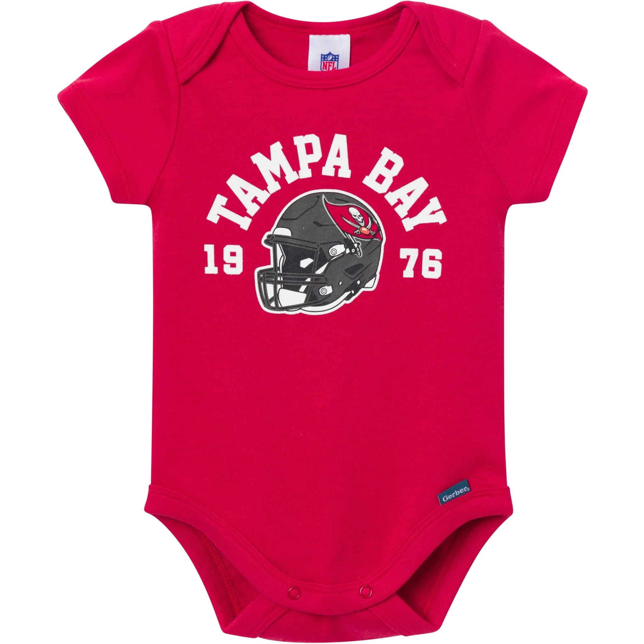 3-Pack Baby Boys Tampa Bay Buccaneers Short Sleeve Bodysuits - Image 2