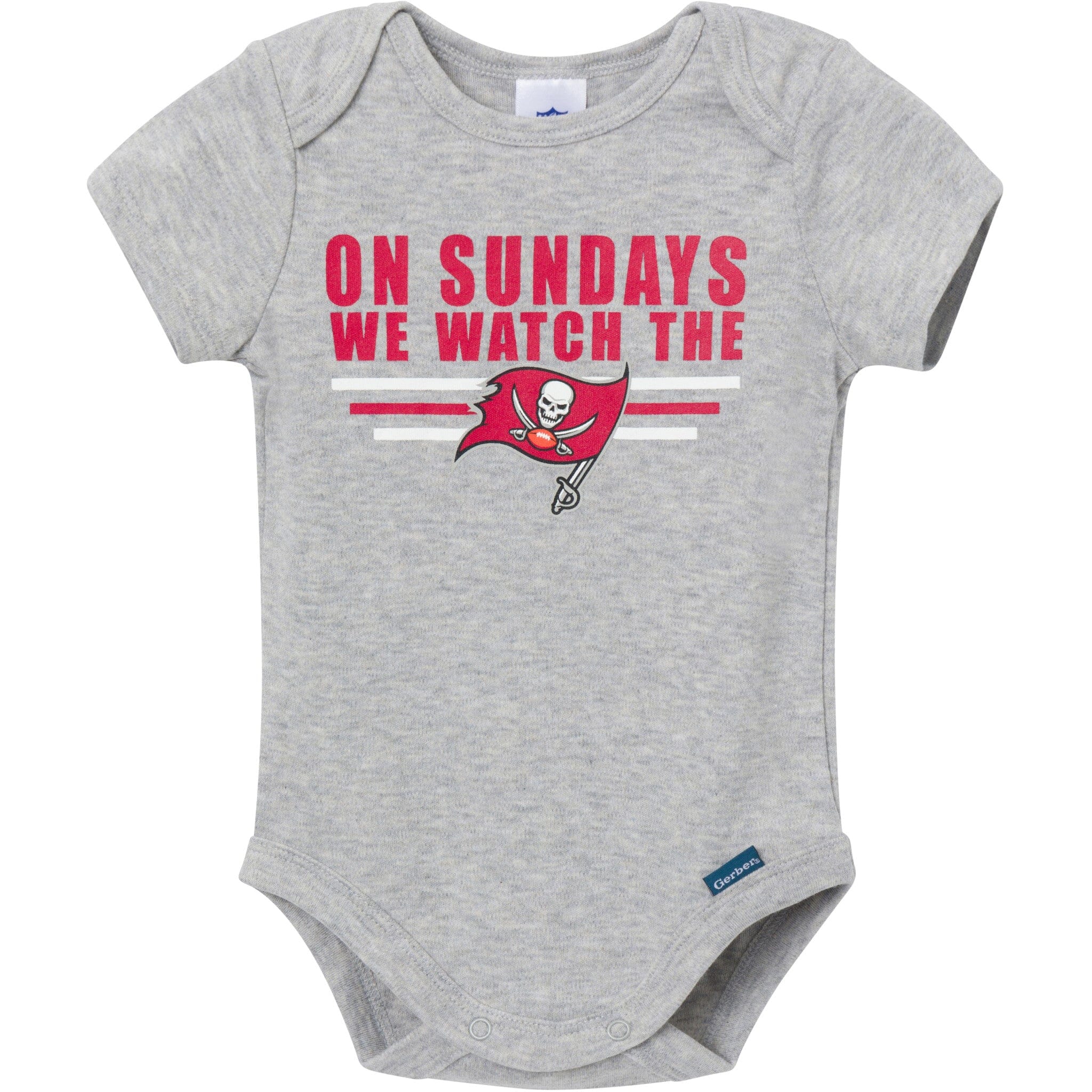3-Pack Baby Boys Tampa Bay Buccaneers Short Sleeve Bodysuits - Image 4