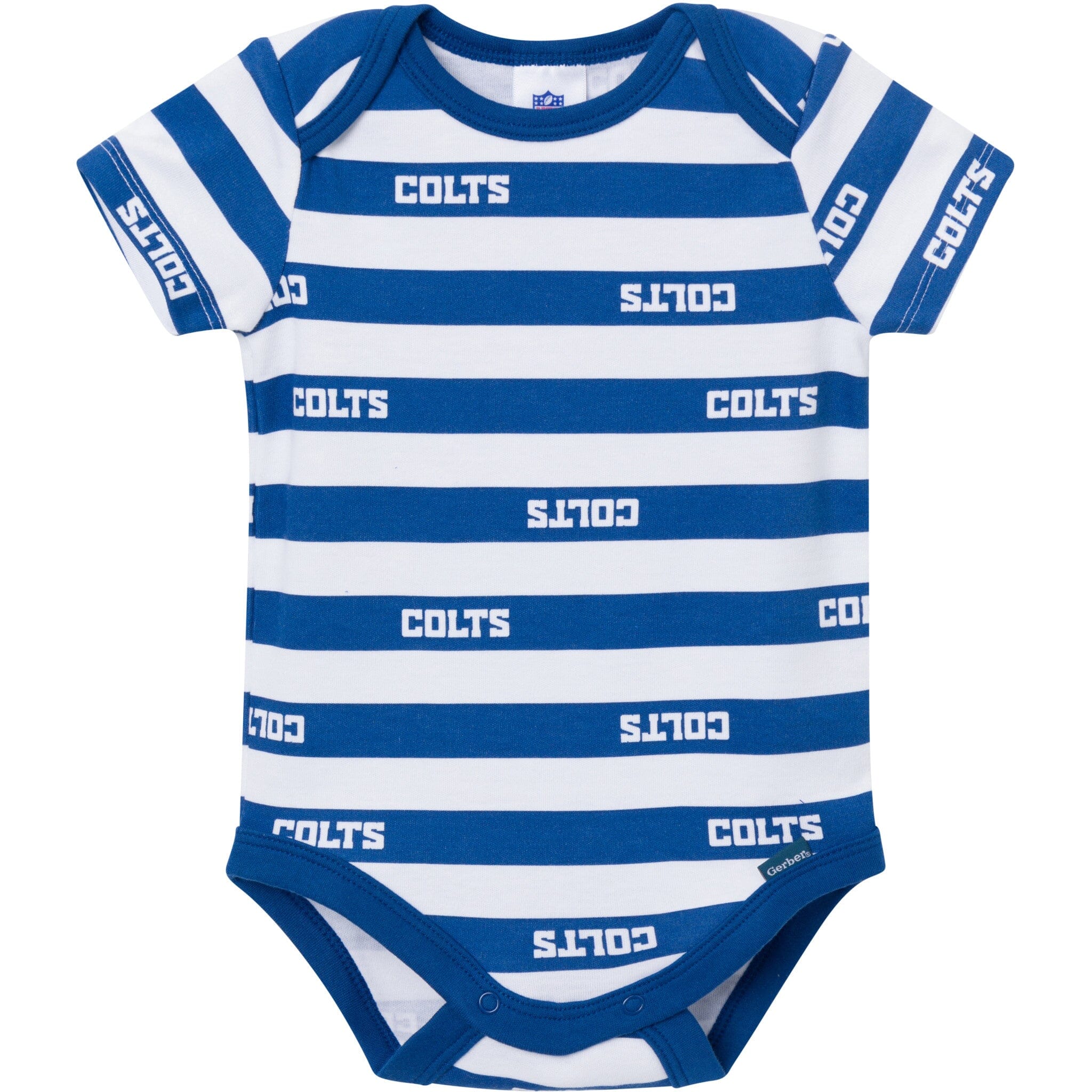 3-Pack Baby Boys Indianapolis Colts Short Sleeve Bodysuits - Image 3