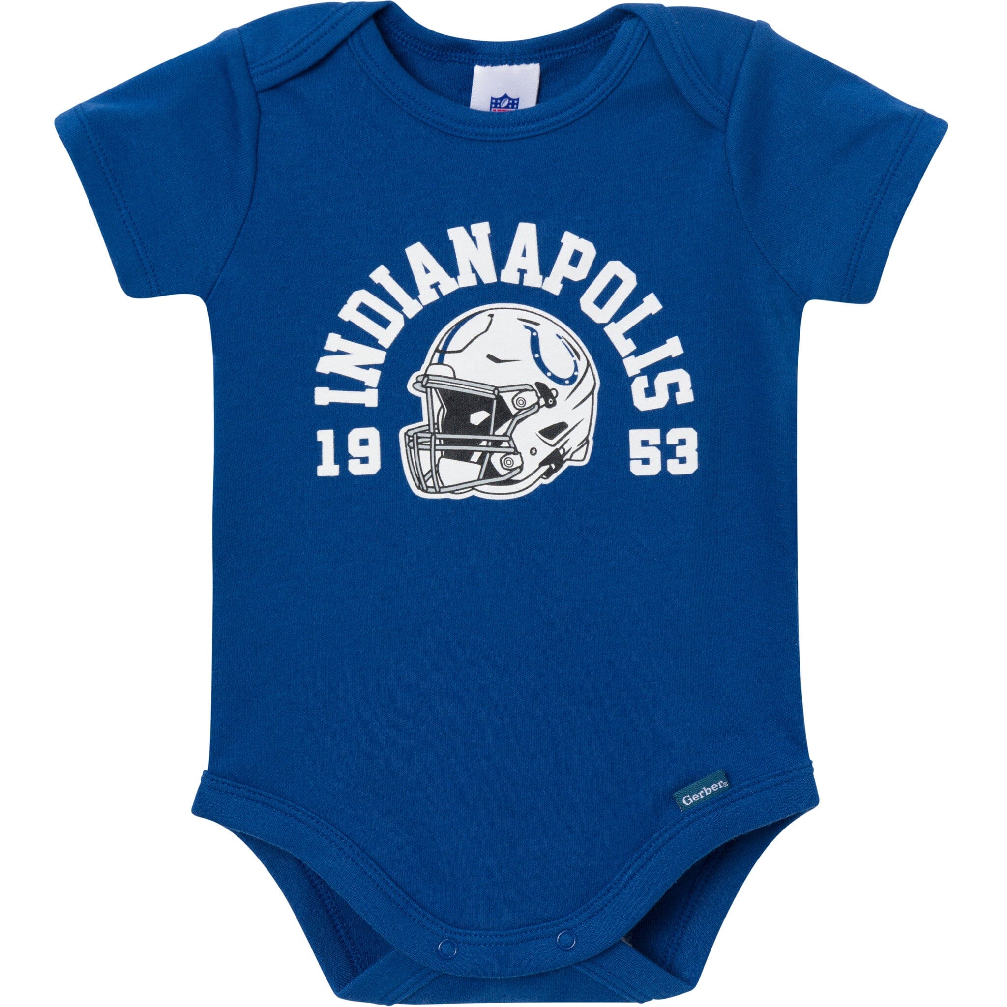 3-Pack Baby Boys Indianapolis Colts Short Sleeve Bodysuits - Image 4