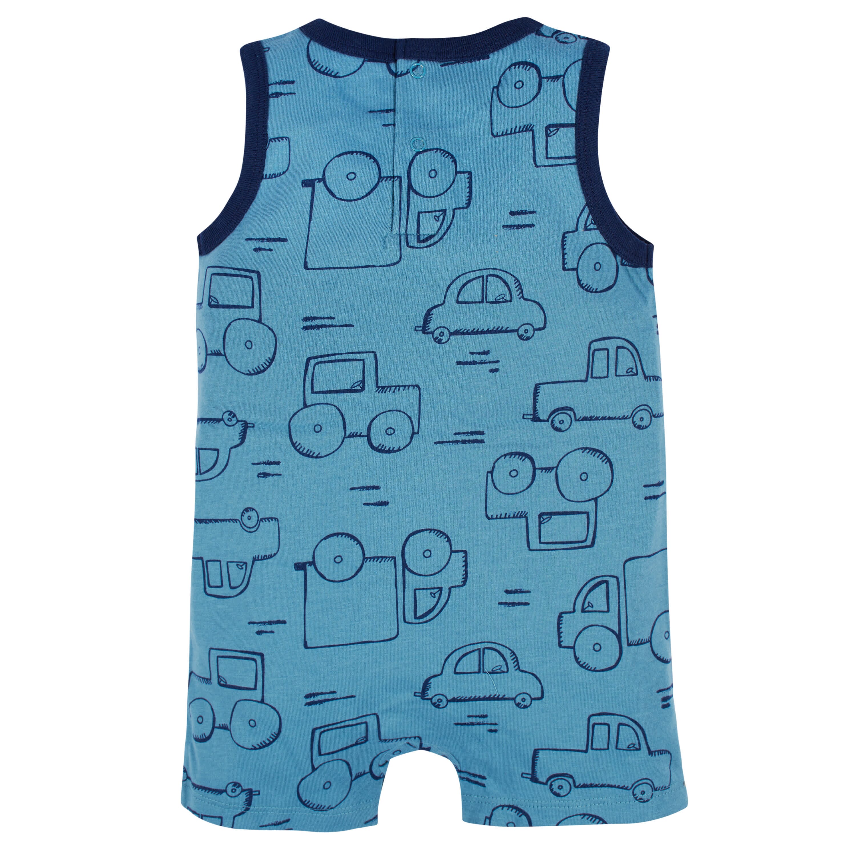 3-Pack Baby Boys Construction Zone Rompers - Image 5