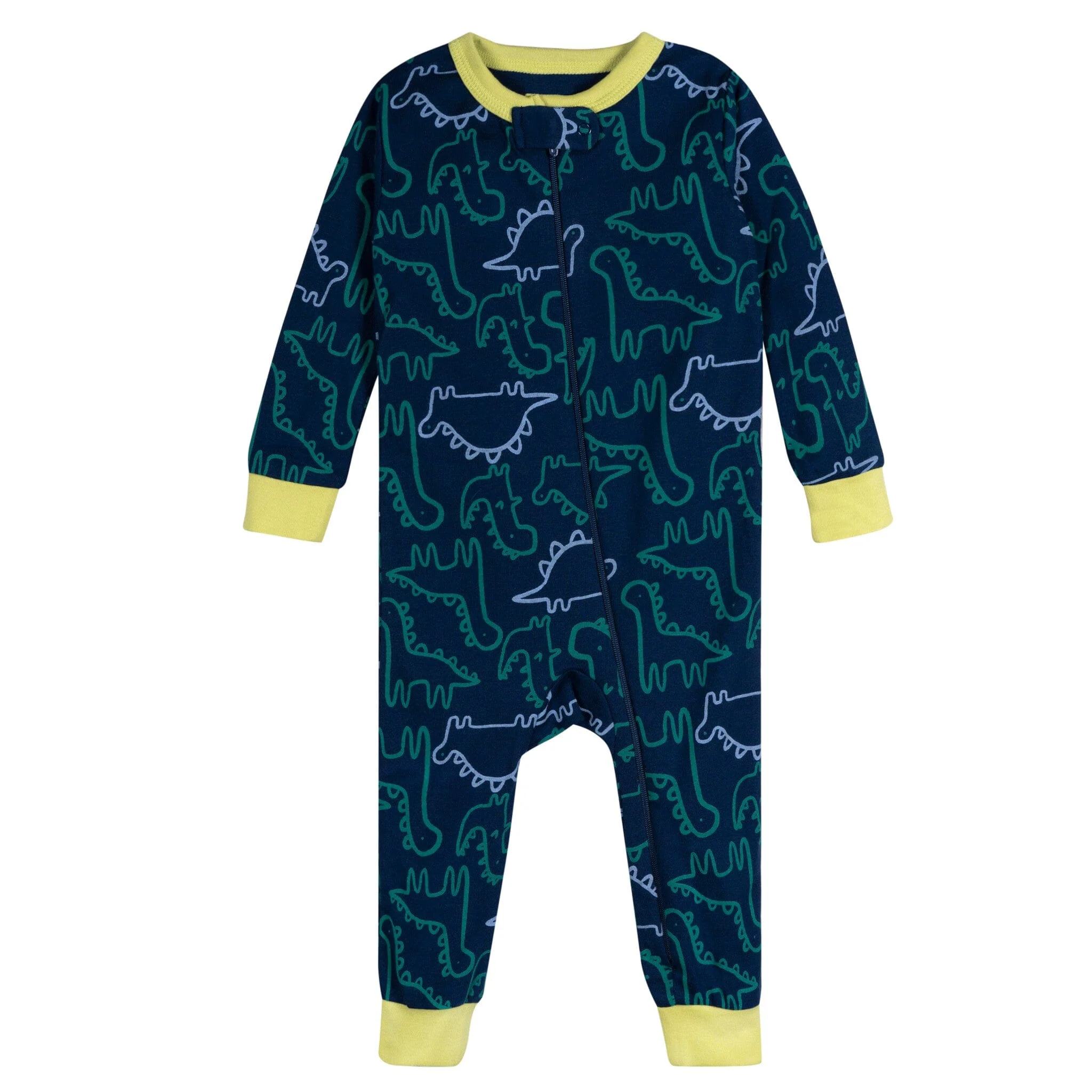 3-Pack Baby Boys Dinos Footless Pajamas - Image 8