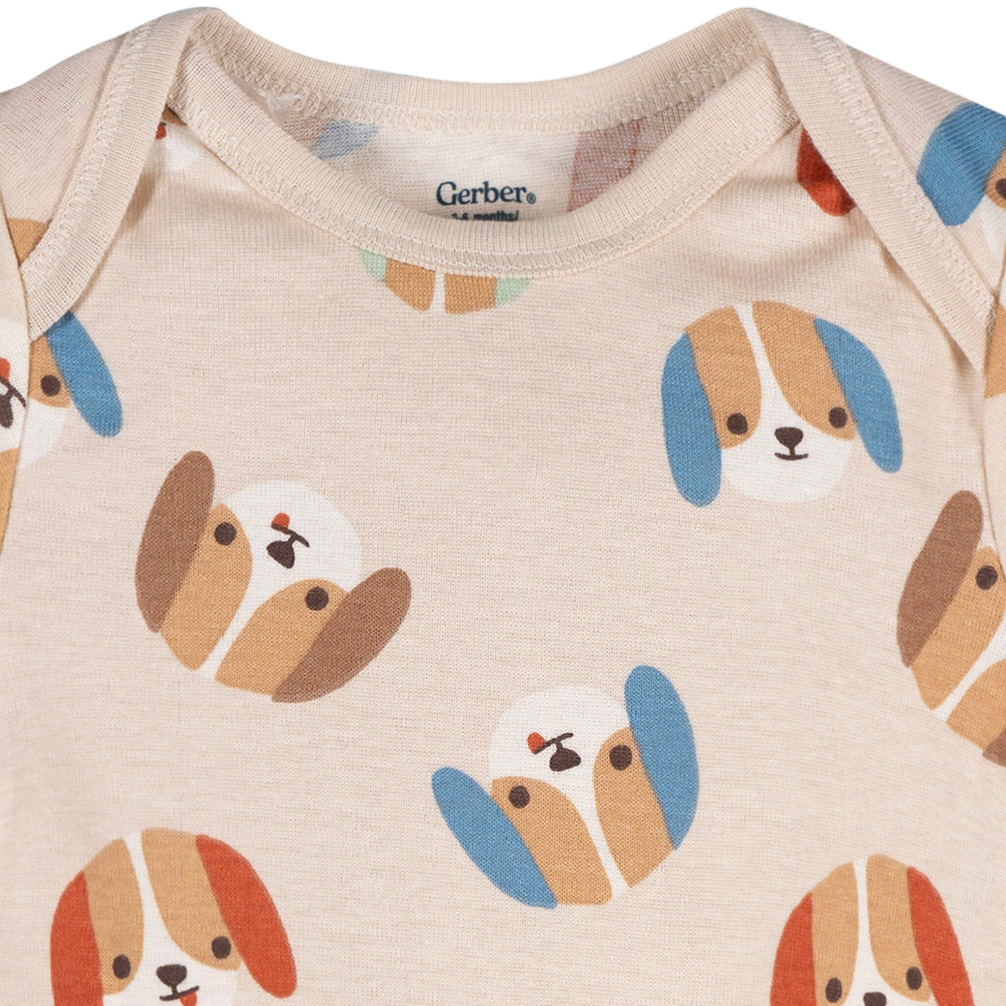 3-Pack Baby Boys Dog Dude Short Sleeve Onesies® Bodysuits - Image 7