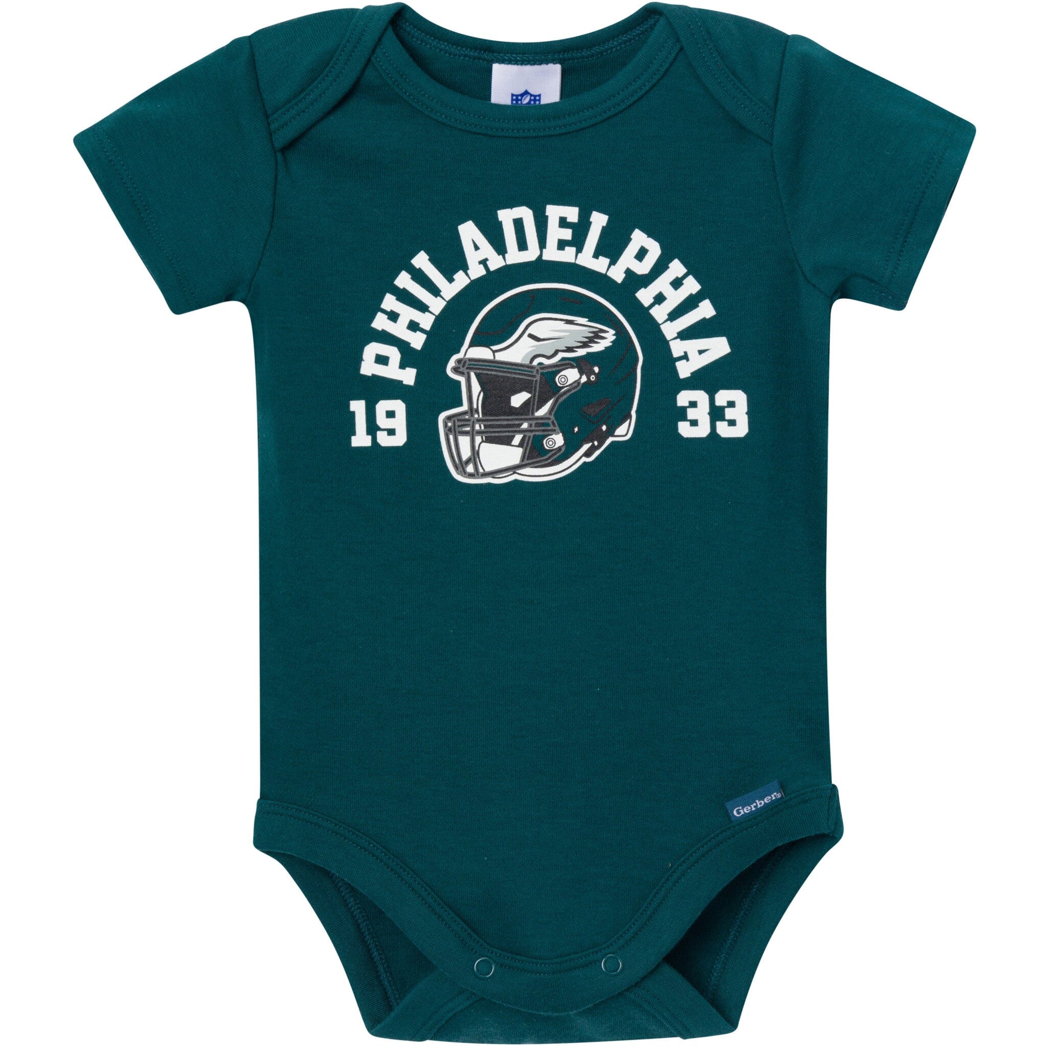 3-Pack Baby Boys Philadelphia Eagles Short Sleeve Bodysuits - Image 4