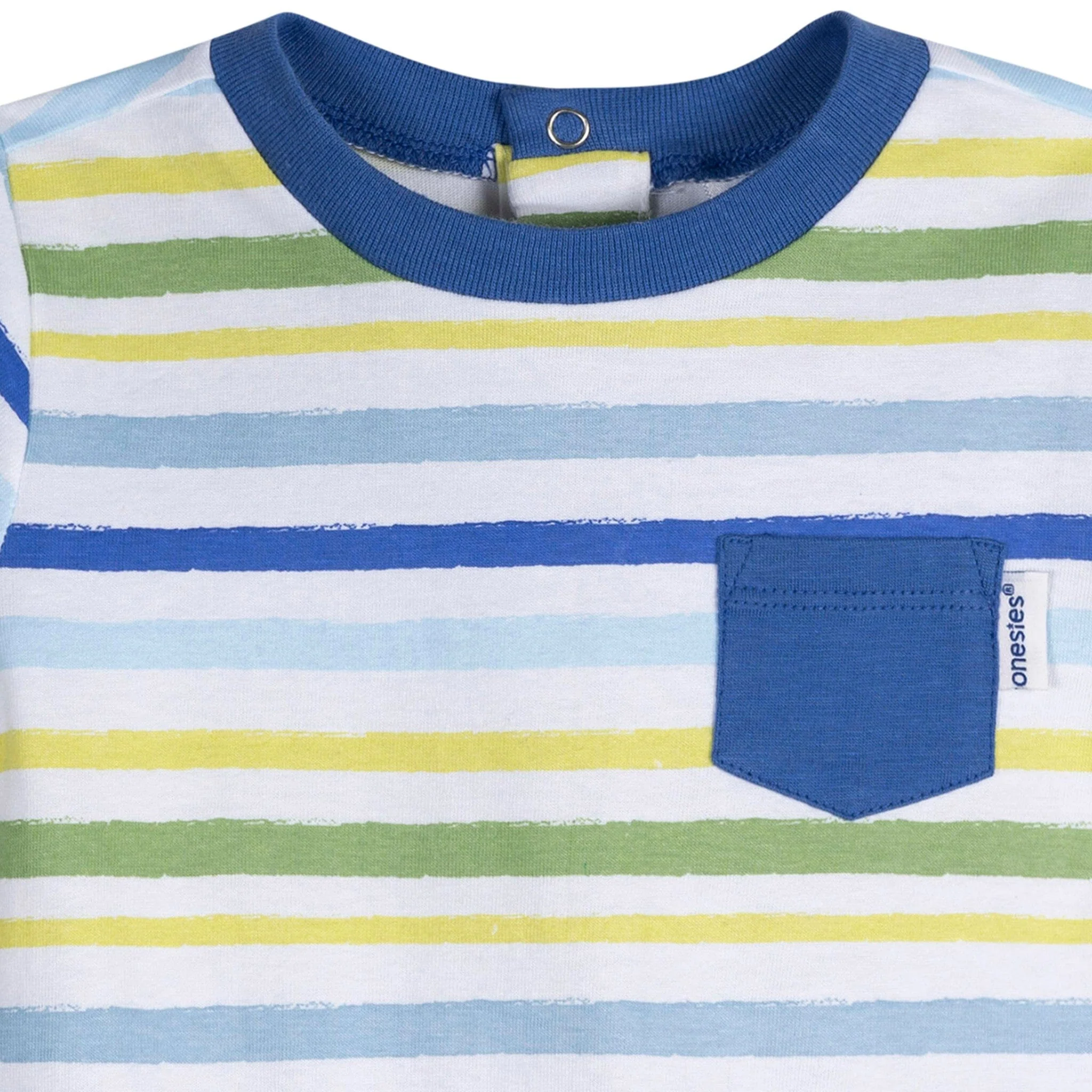 3-Pack Baby Boys Fun Rompers - Image 3