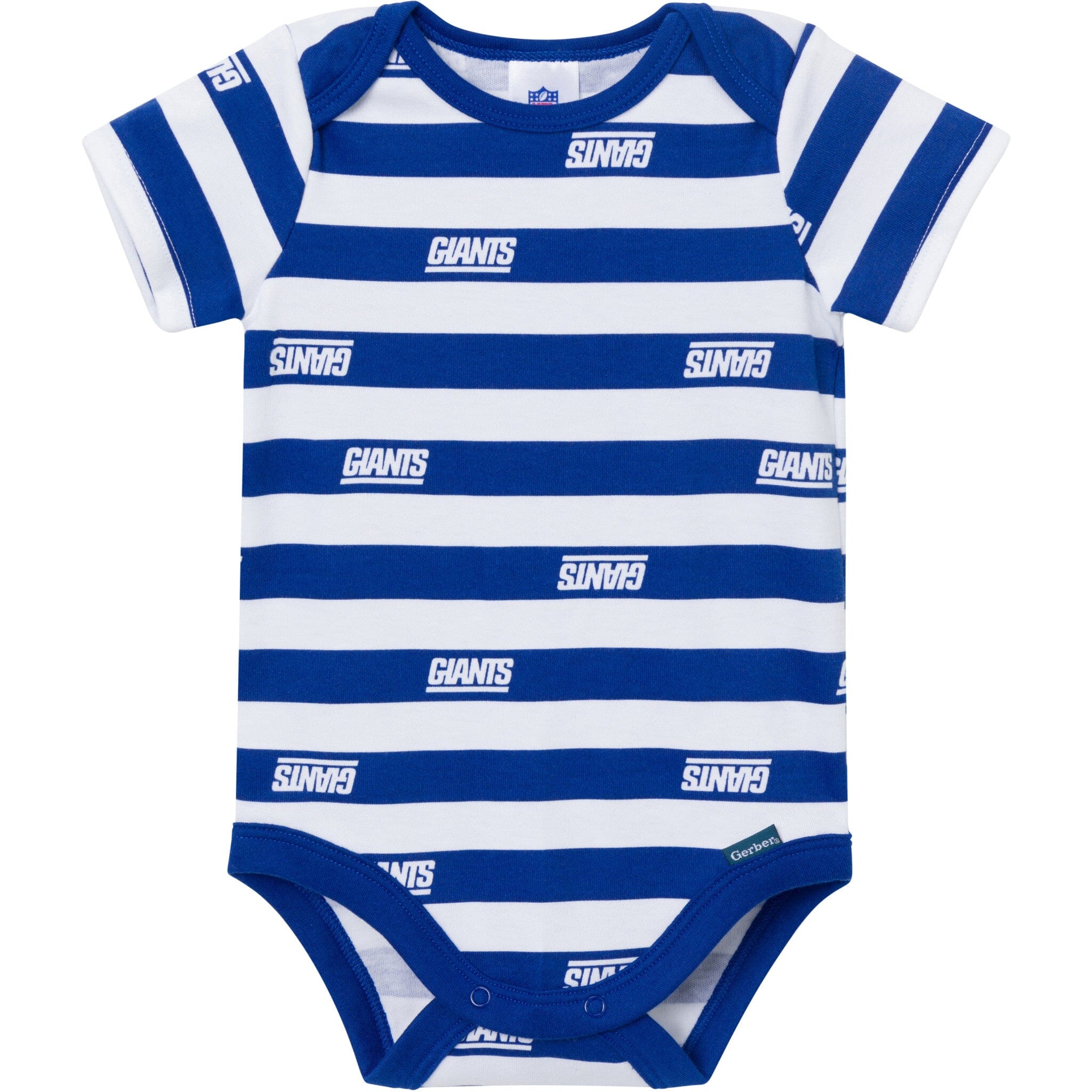 3-Pack Baby Boys New York Giants Short Sleeve Bodysuits - Image 3