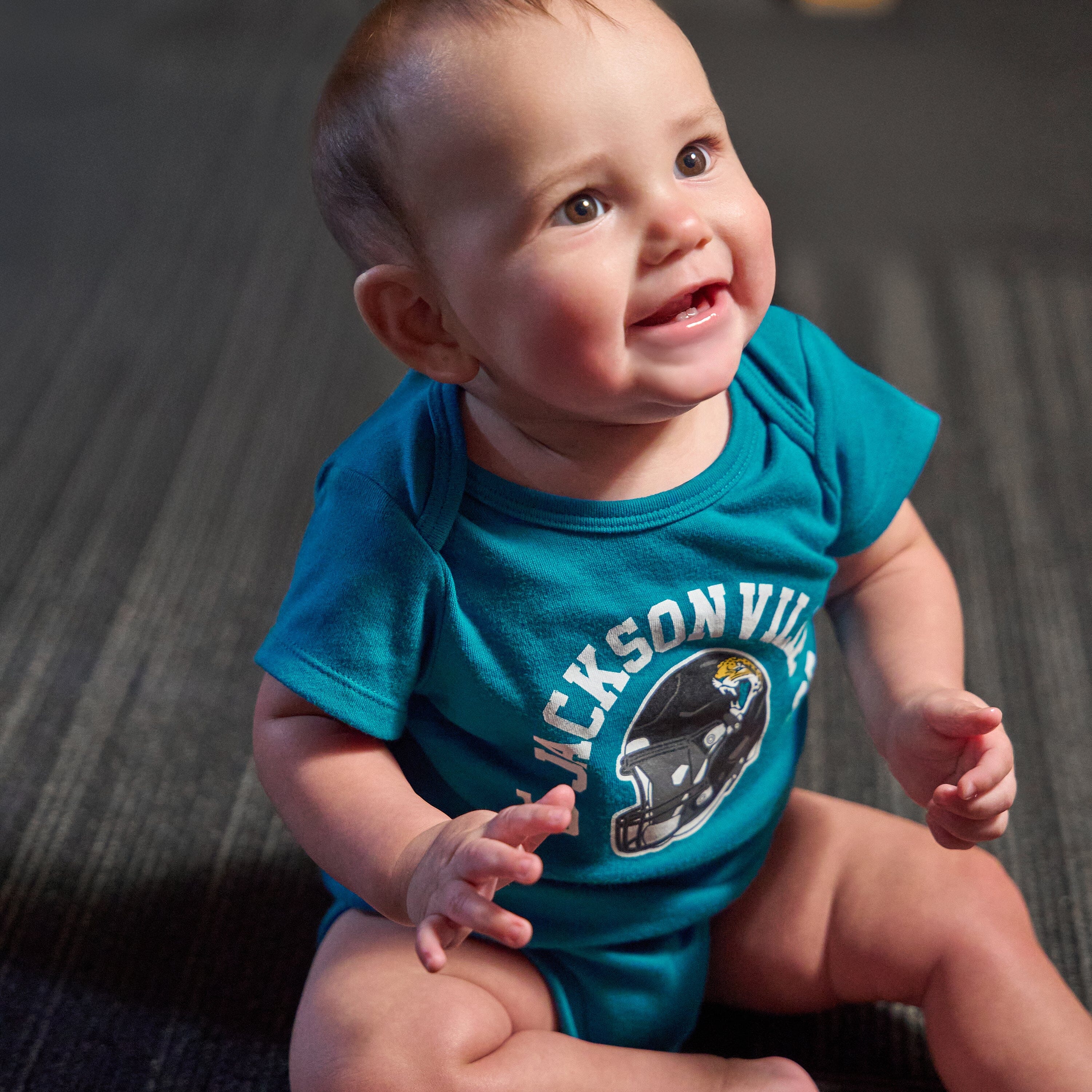3-Pack Baby Boys Jacksonville Jaguars Short Sleeve Bodysuits - Image 2