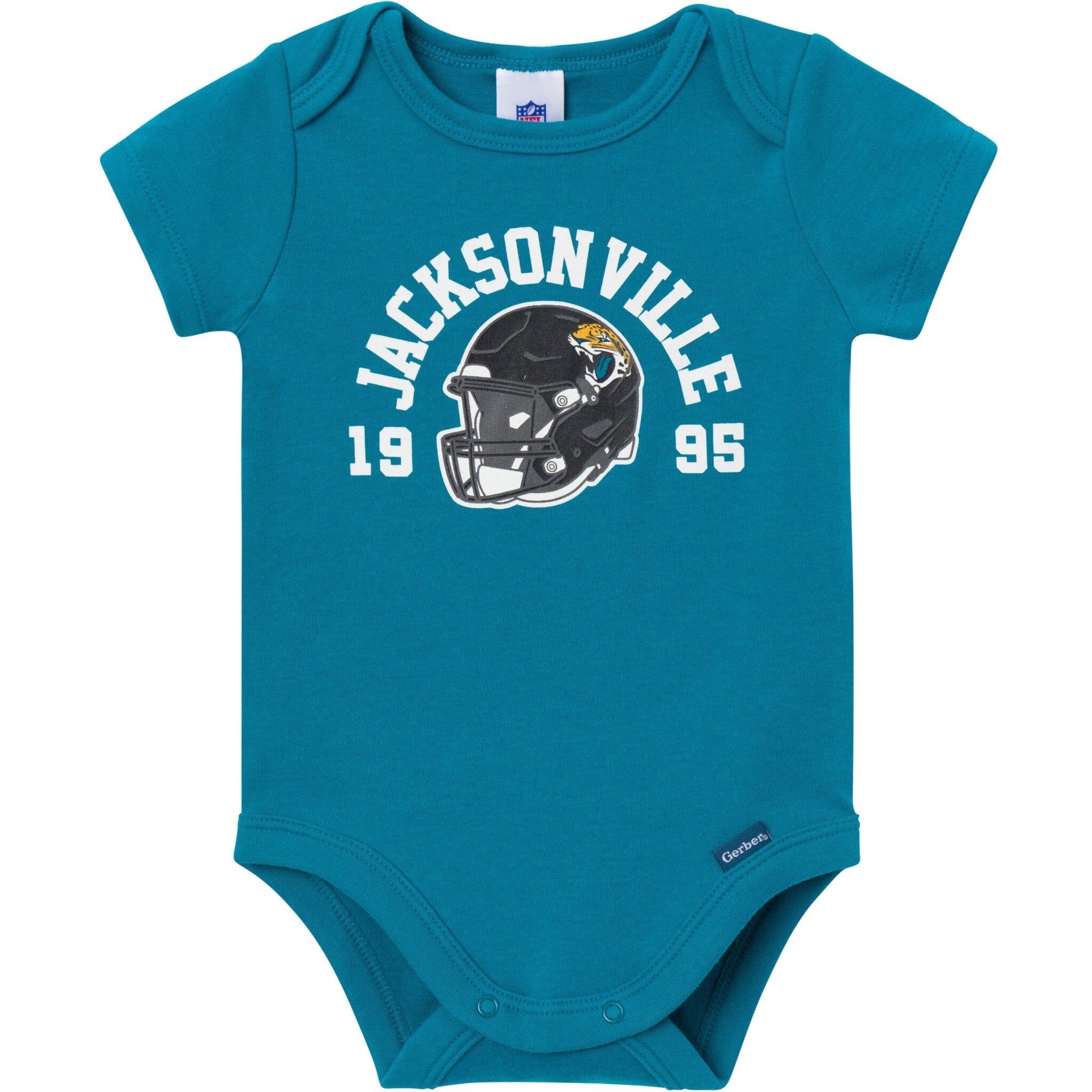 3-Pack Baby Boys Jacksonville Jaguars Short Sleeve Bodysuits - Image 3