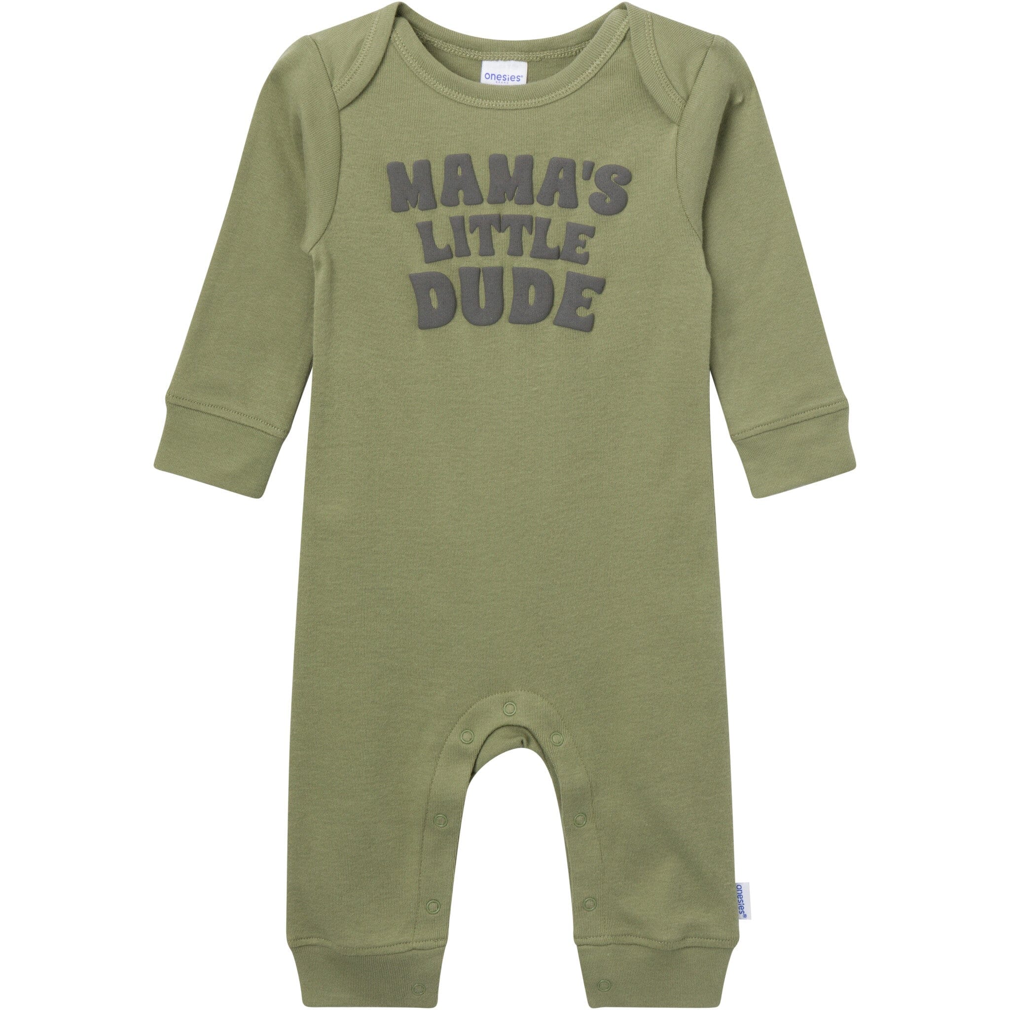 3-Pack Baby Boys Little Dude Lap Shoulder Rompers - Image 2