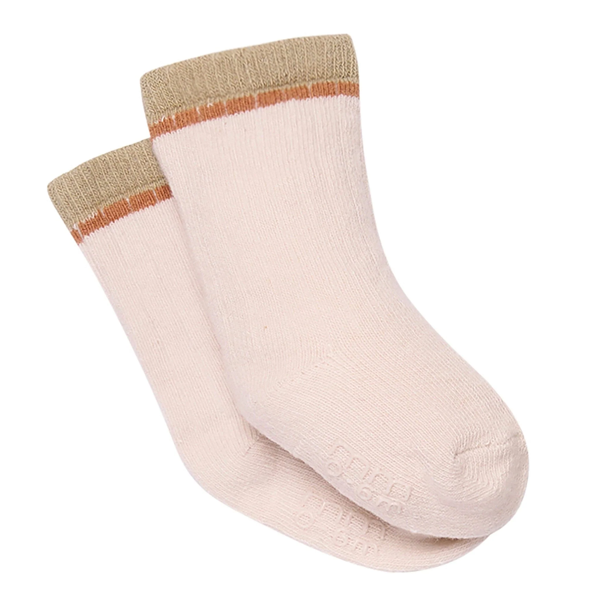 3-Pack Baby Boys Neutral Colorblock Socks - Image 3