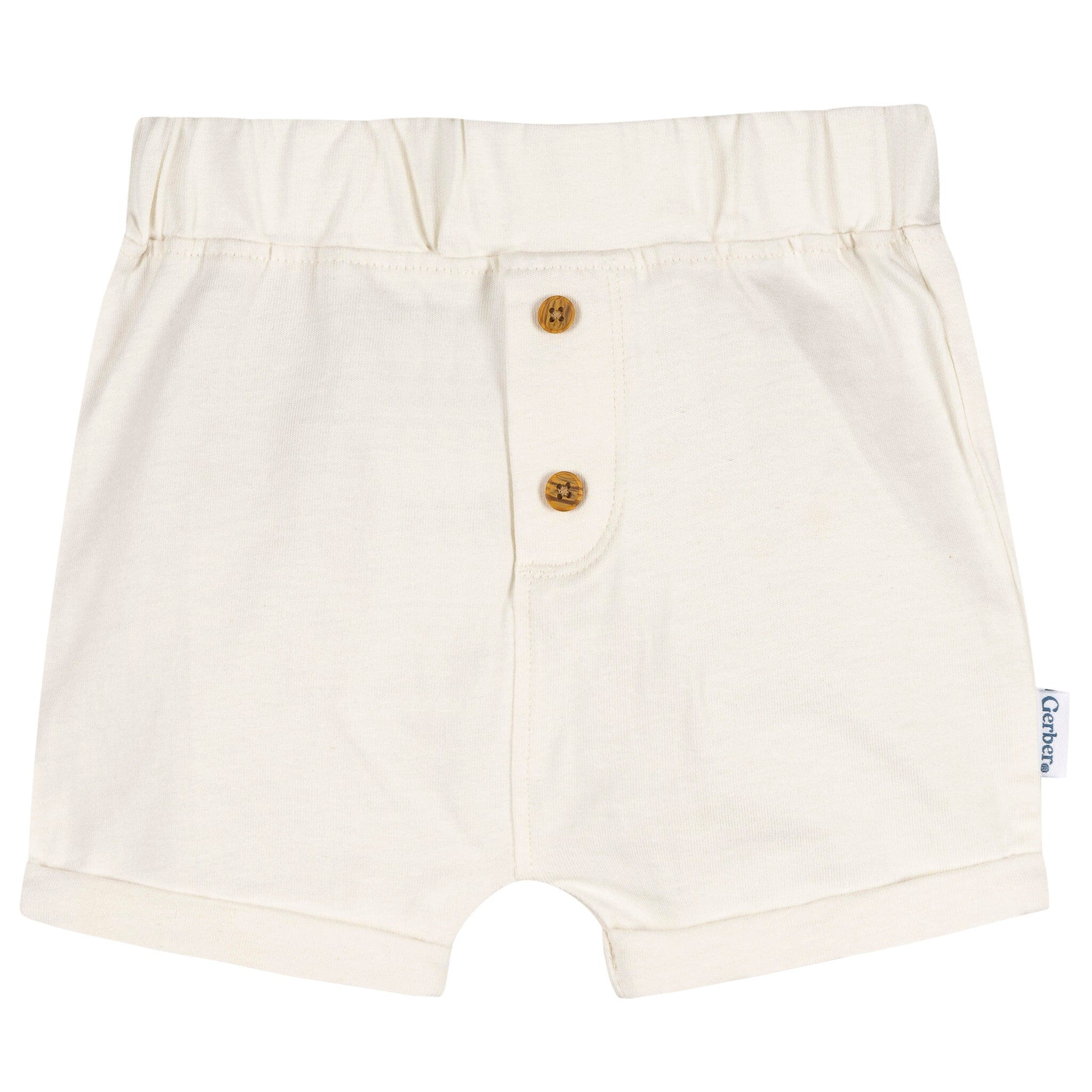 3-Pack Baby Boys Red, White & Blue Knit Shorts - Image 5