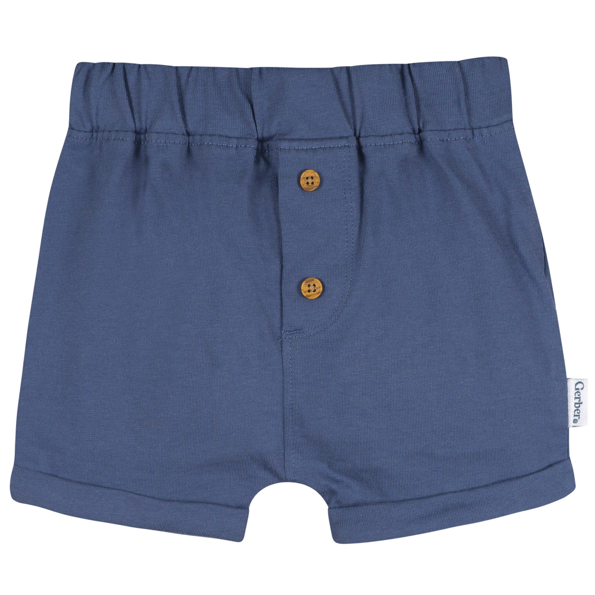 3-Pack Baby Boys Red, White & Blue Knit Shorts - Image 8