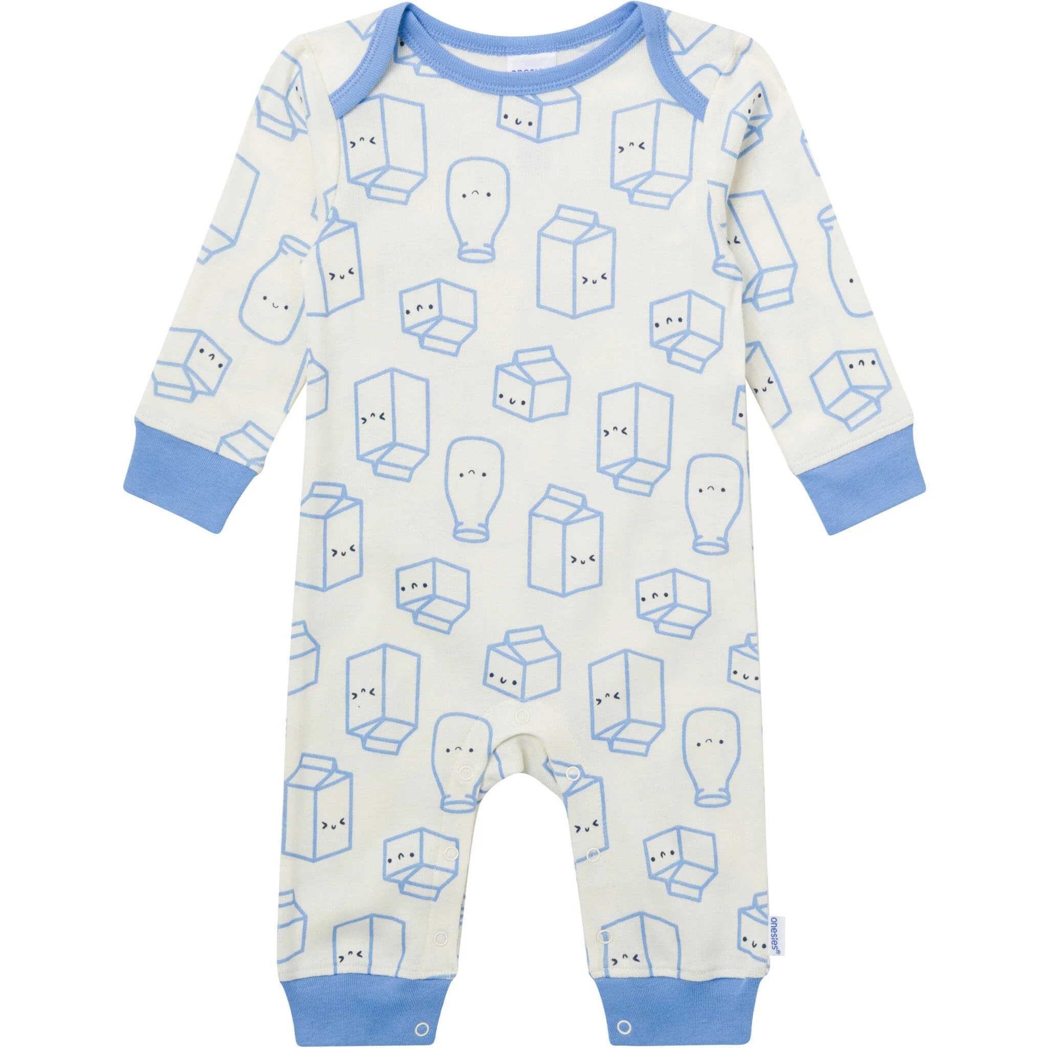 3-Pack Baby Boys Silly Goose Lap Shoulder Rompers - Image 5
