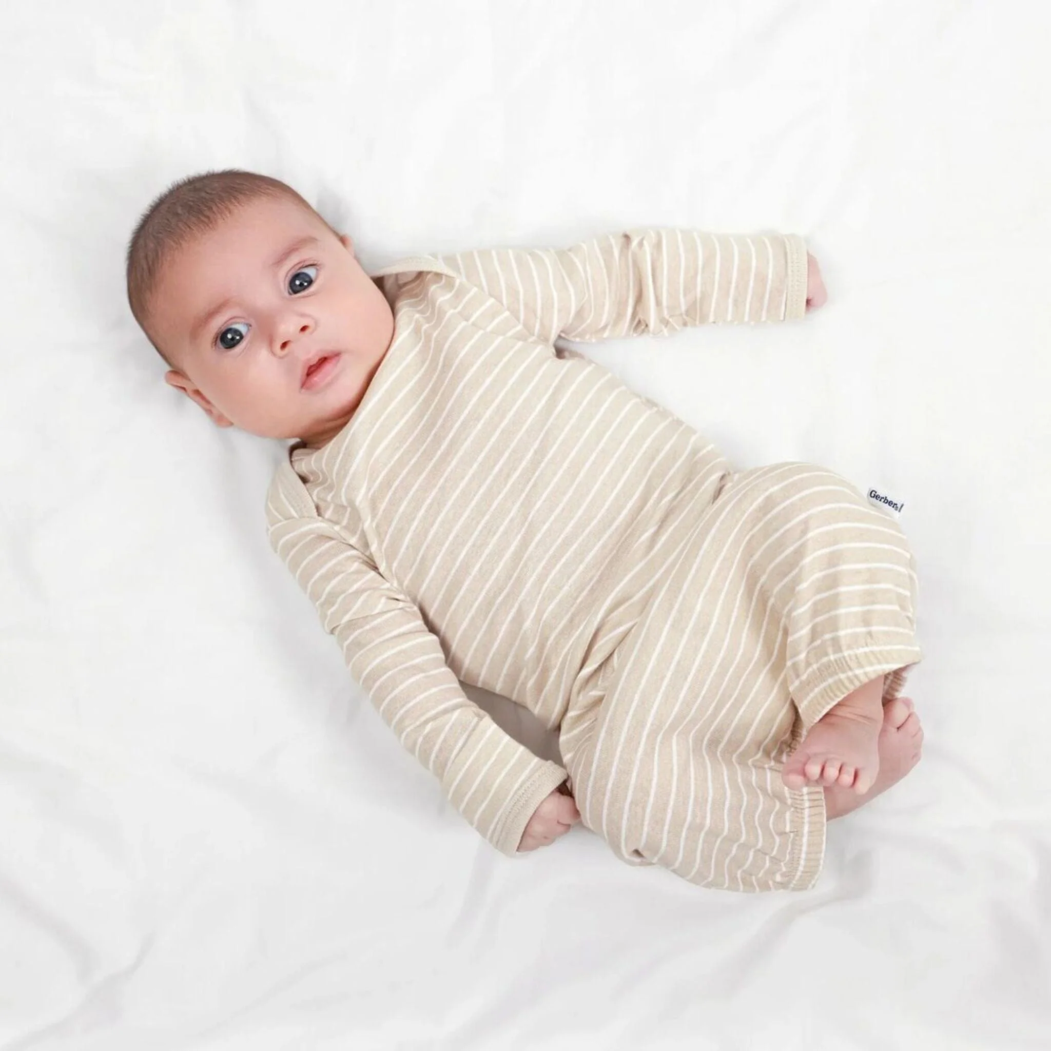 3-Pack Baby Boys Blues Lap Shoulder Gowns - Image 3