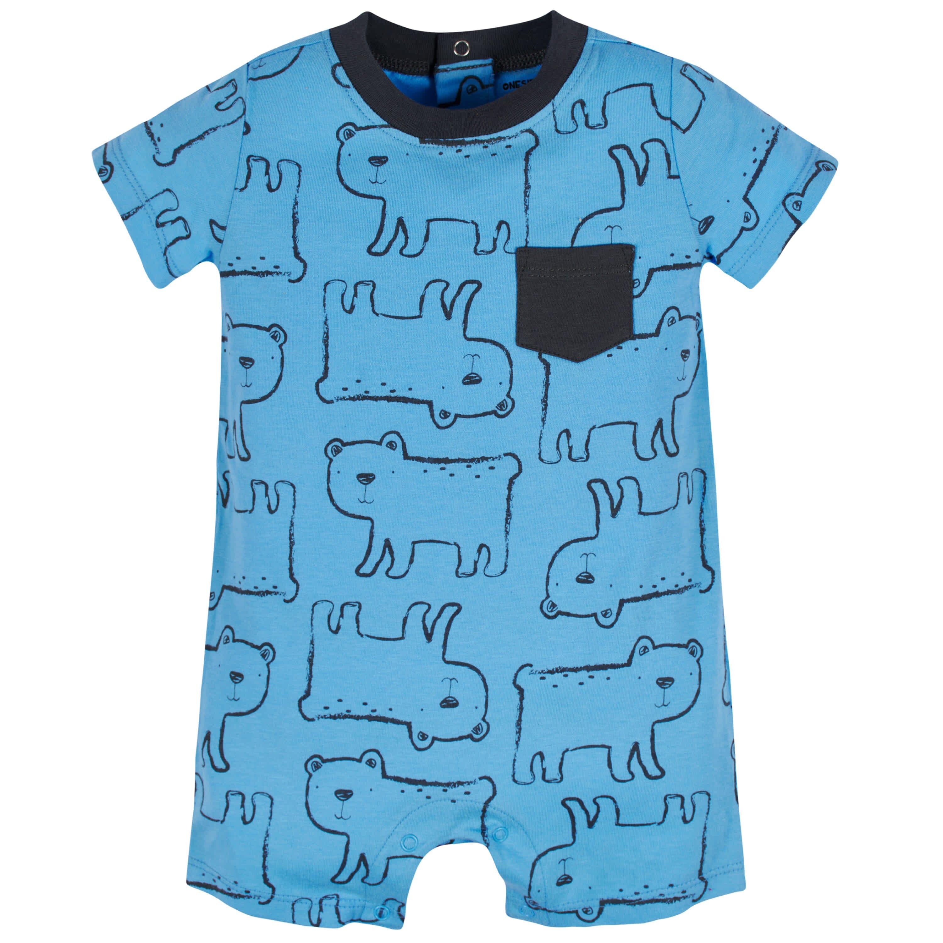 3-Pack Baby Boys Unbearably Cute Rompers - Image 7