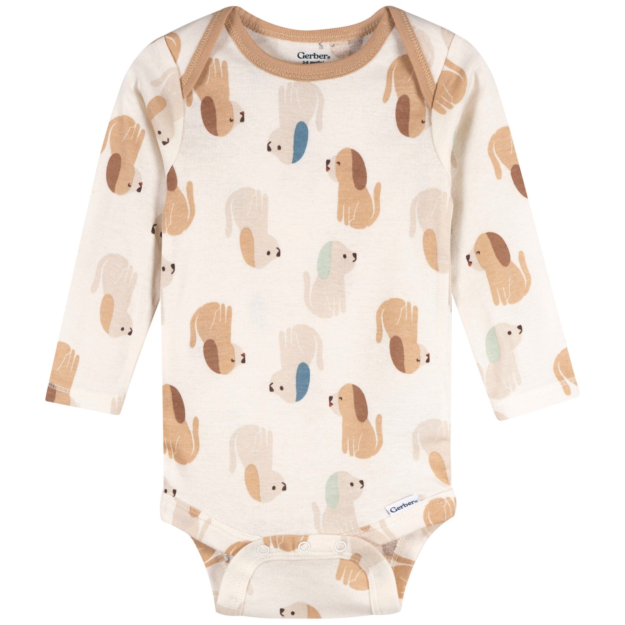3-Pack Baby Boys Wild Woofy Long Sleeve Onesies® Bodysuits - Image 4
