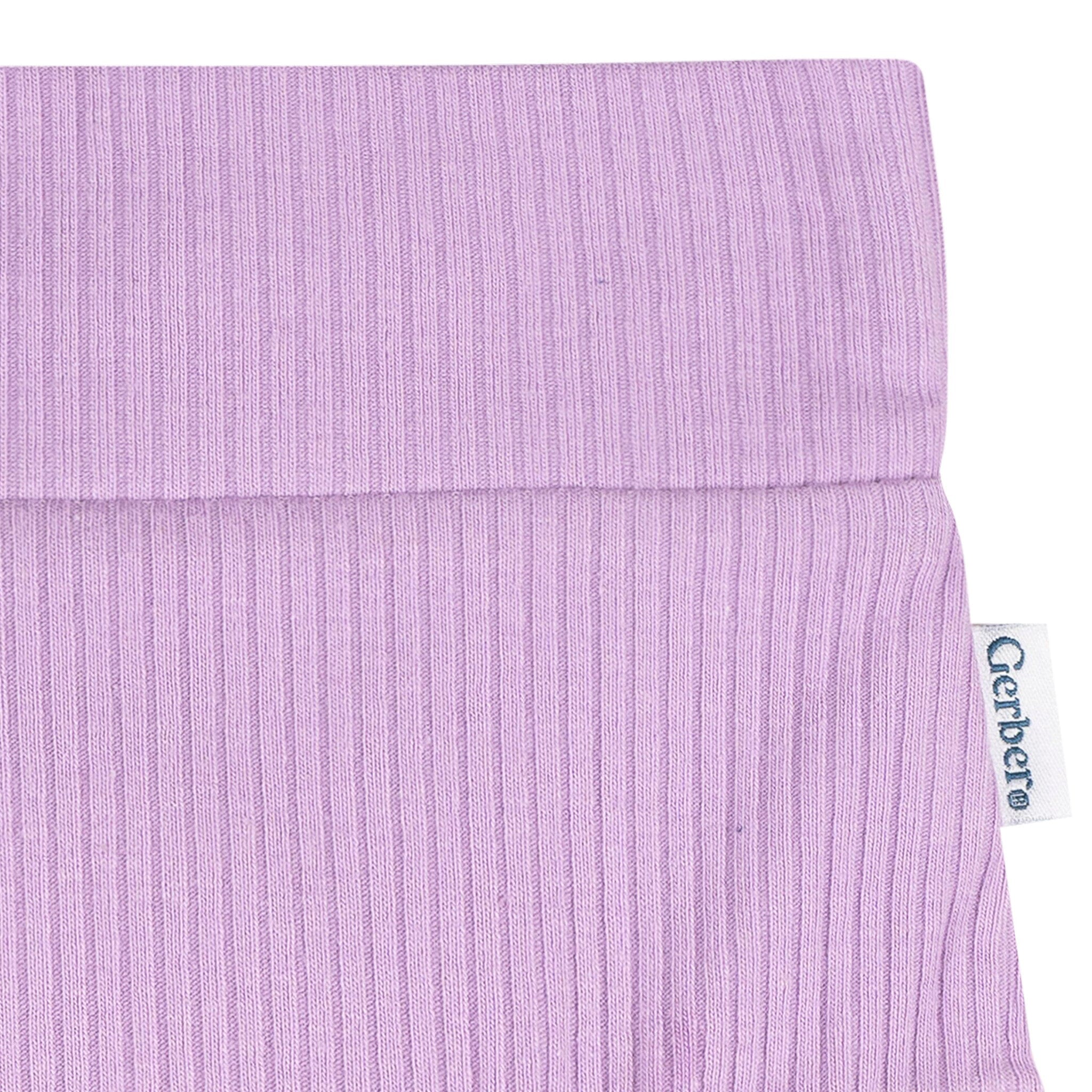 3-Pack Baby Girls Aqua, Gray & Purple Bubble Shorts - Image 9