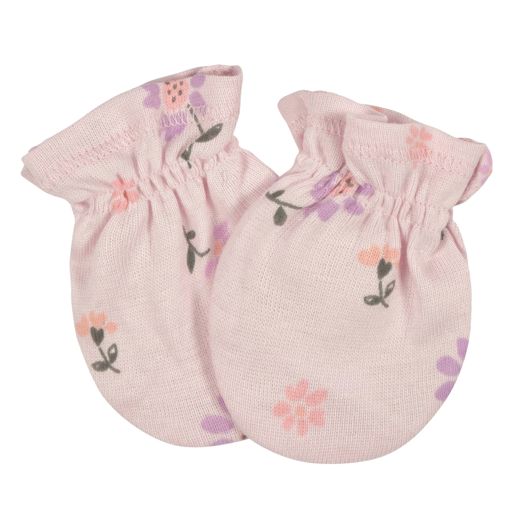 3-Pack Baby Girls Ballerina No Scratch Mittens - Image 4