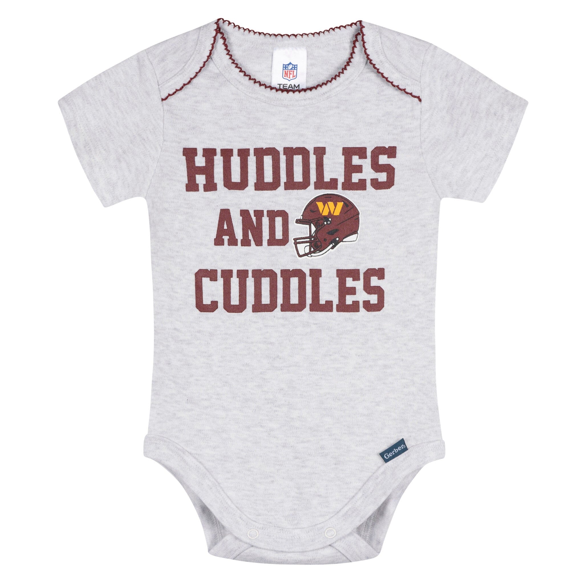 3-Pack Baby Girls Commanders Short Sleeve Bodysuits - Image 3