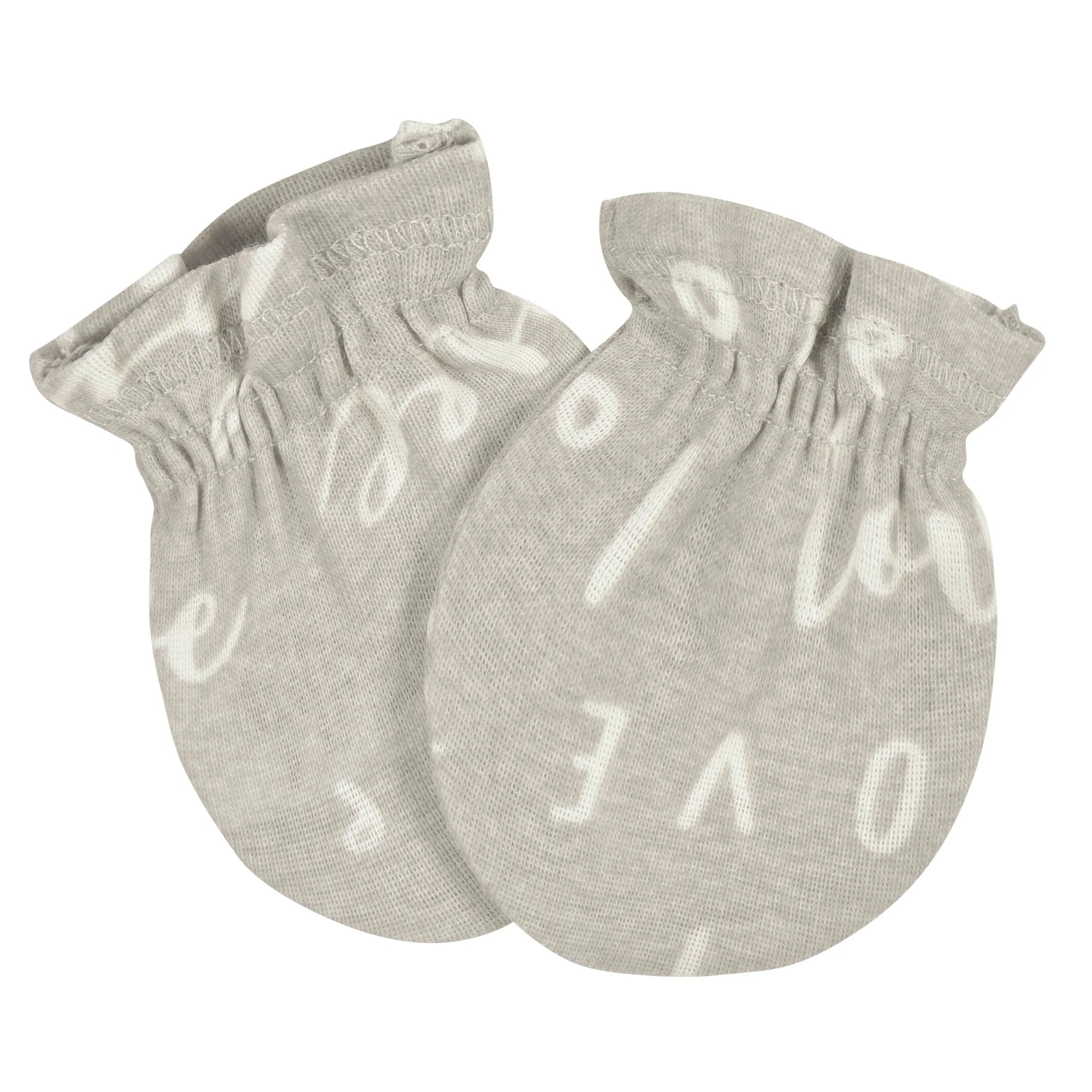 3-Pack Baby Girls Floral No Scratch Mittens - Image 3