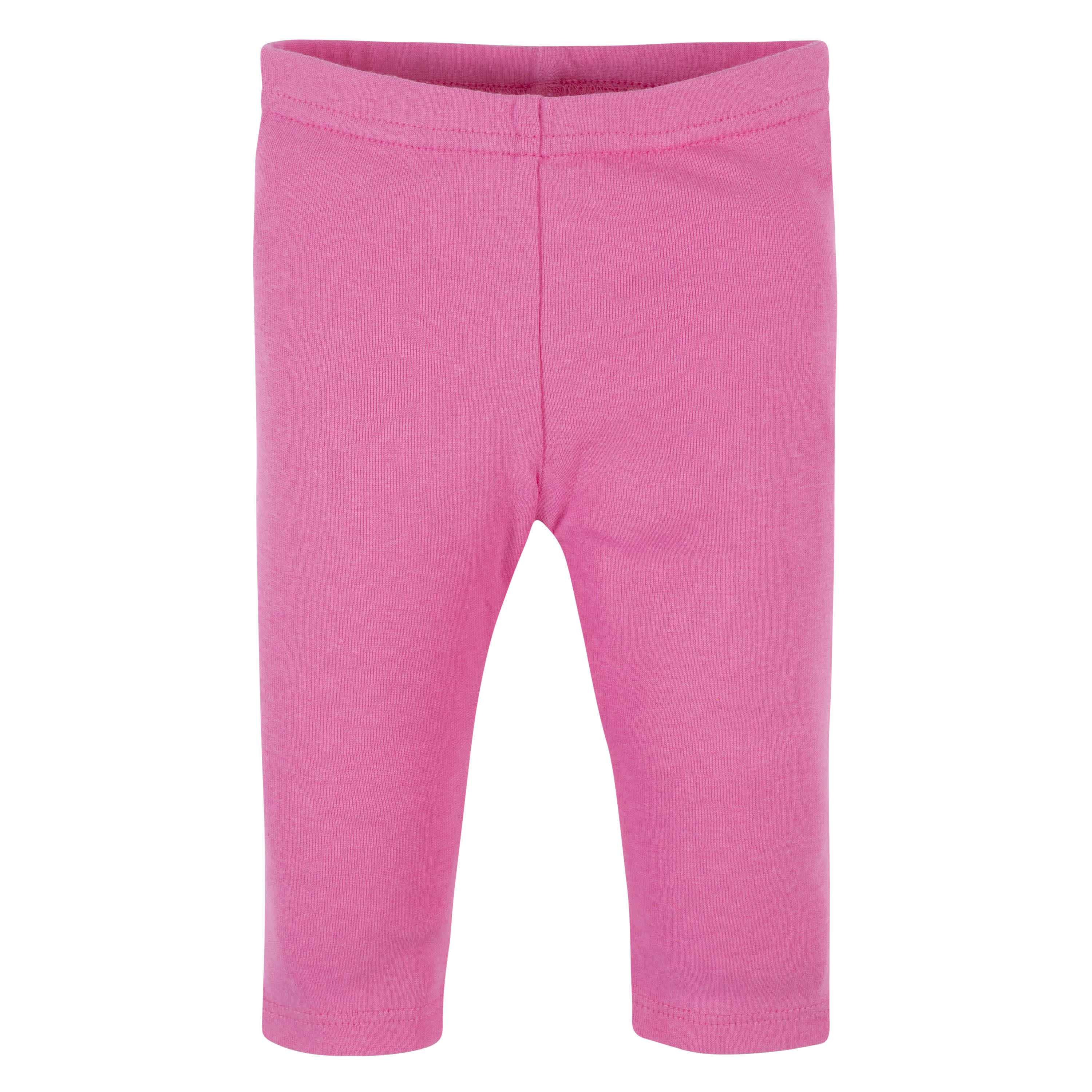 3-Pack Baby Girls Floral & Pink Leggings - Image 4