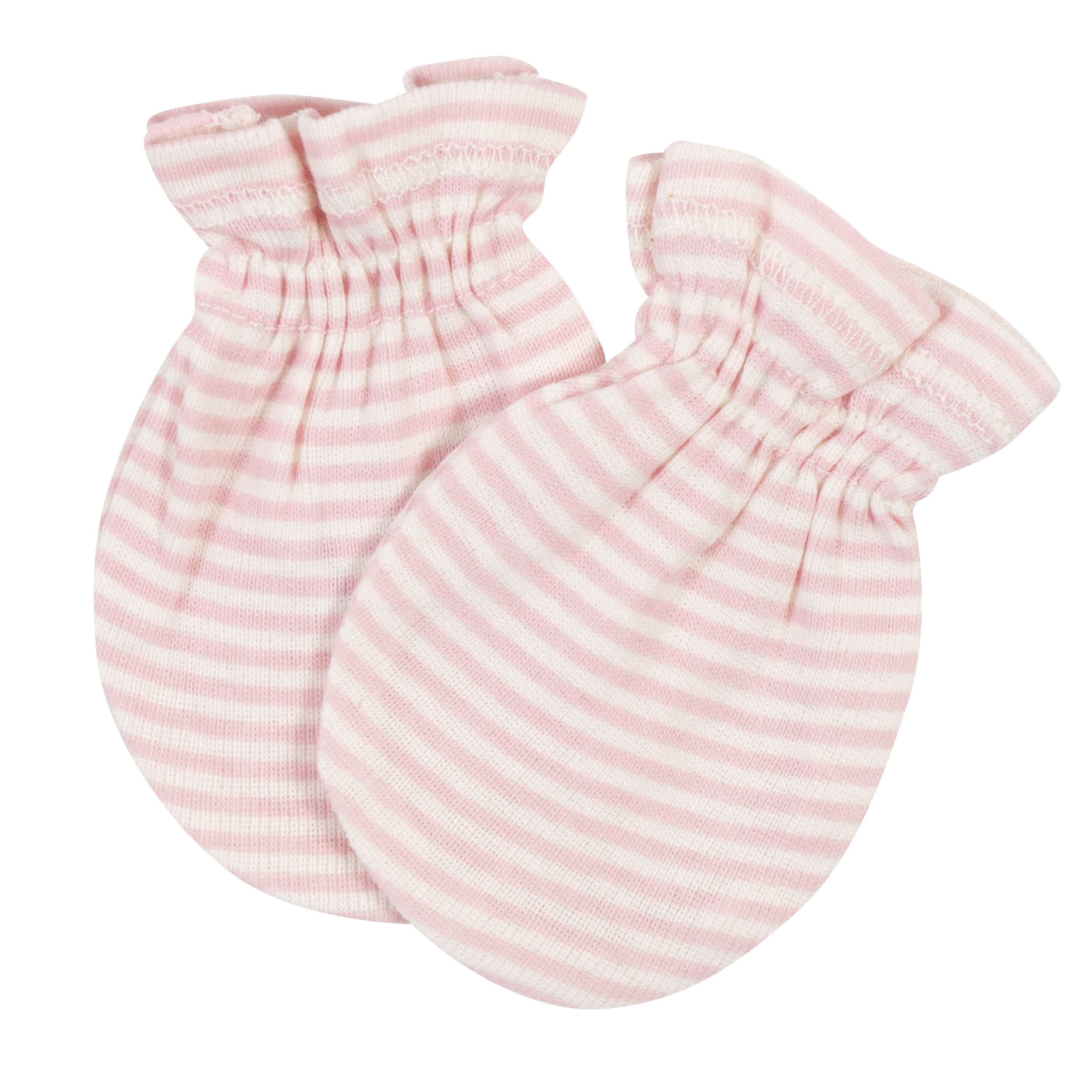3-Pack Baby Girls Fox No Scratch Mittens - Image 2