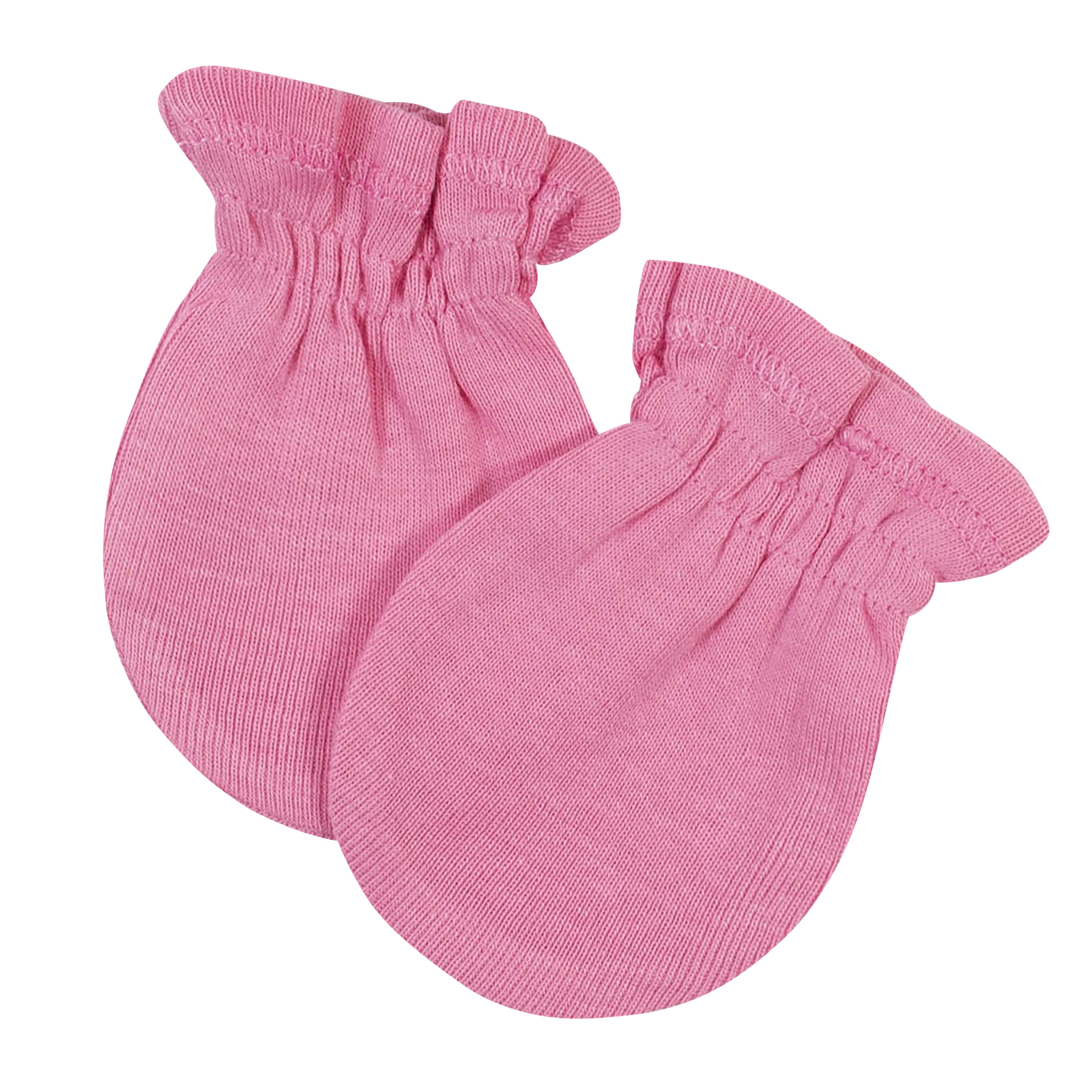 3-Pack Baby Girls Fox No Scratch Mittens - Image 4