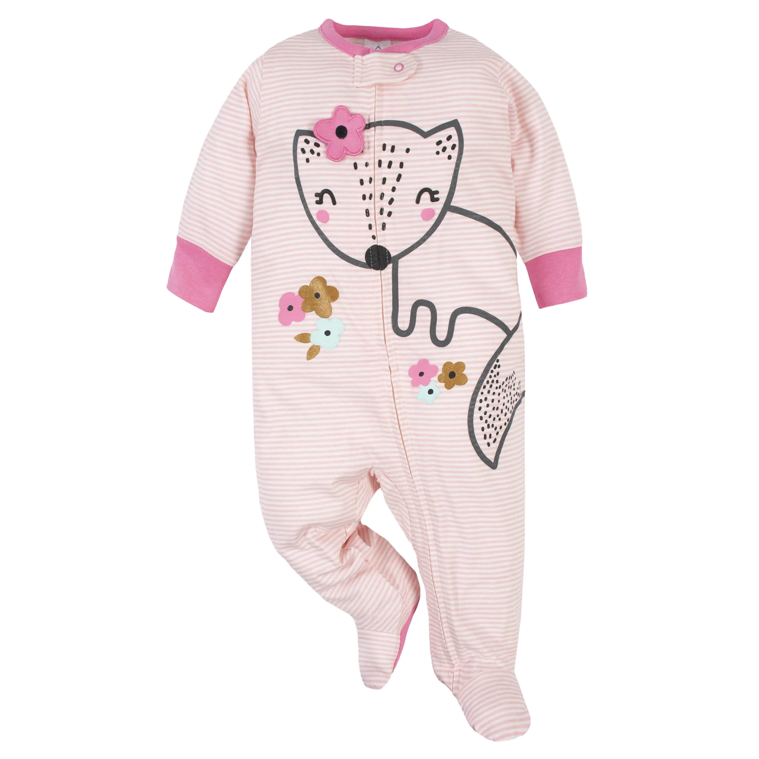 3-Pack Baby Girls Fox Sleep 'N Plays - Image 3