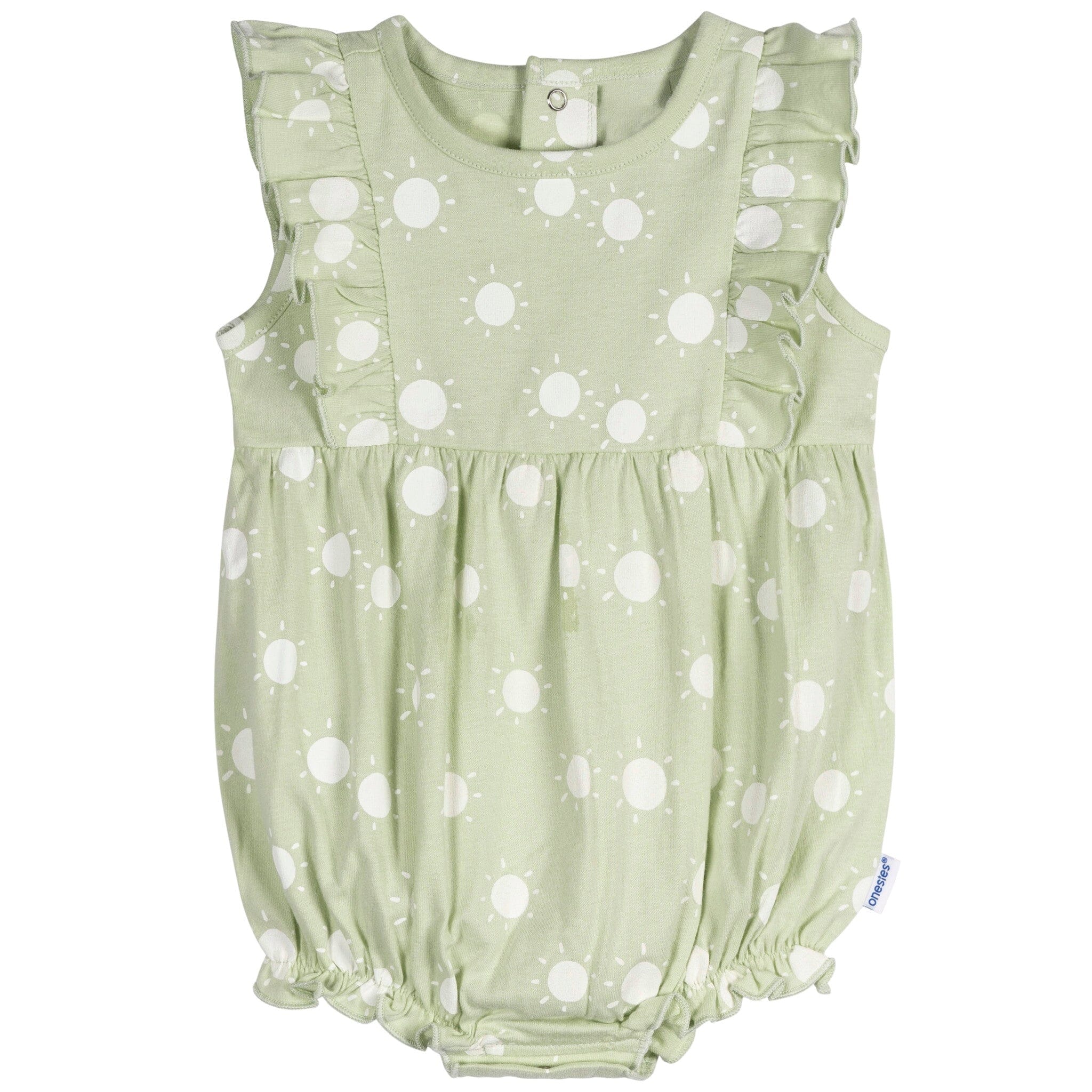 3-Pack Baby Girls Garden Rompers - Image 4