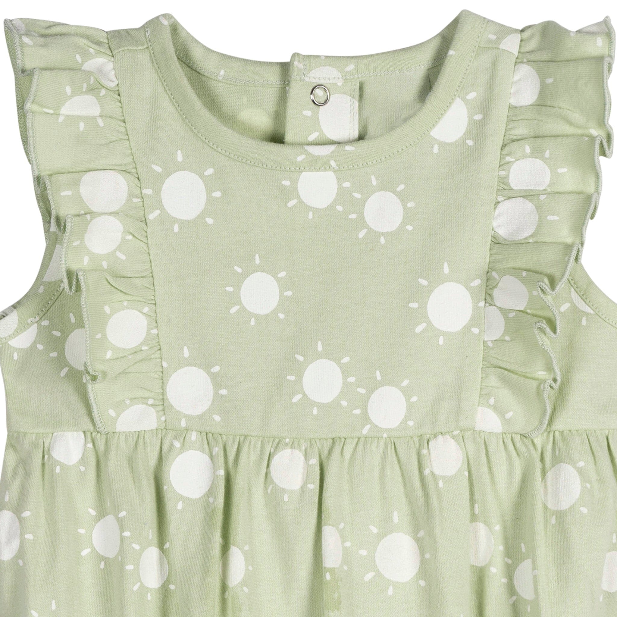 3-Pack Baby Girls Garden Rompers - Image 5
