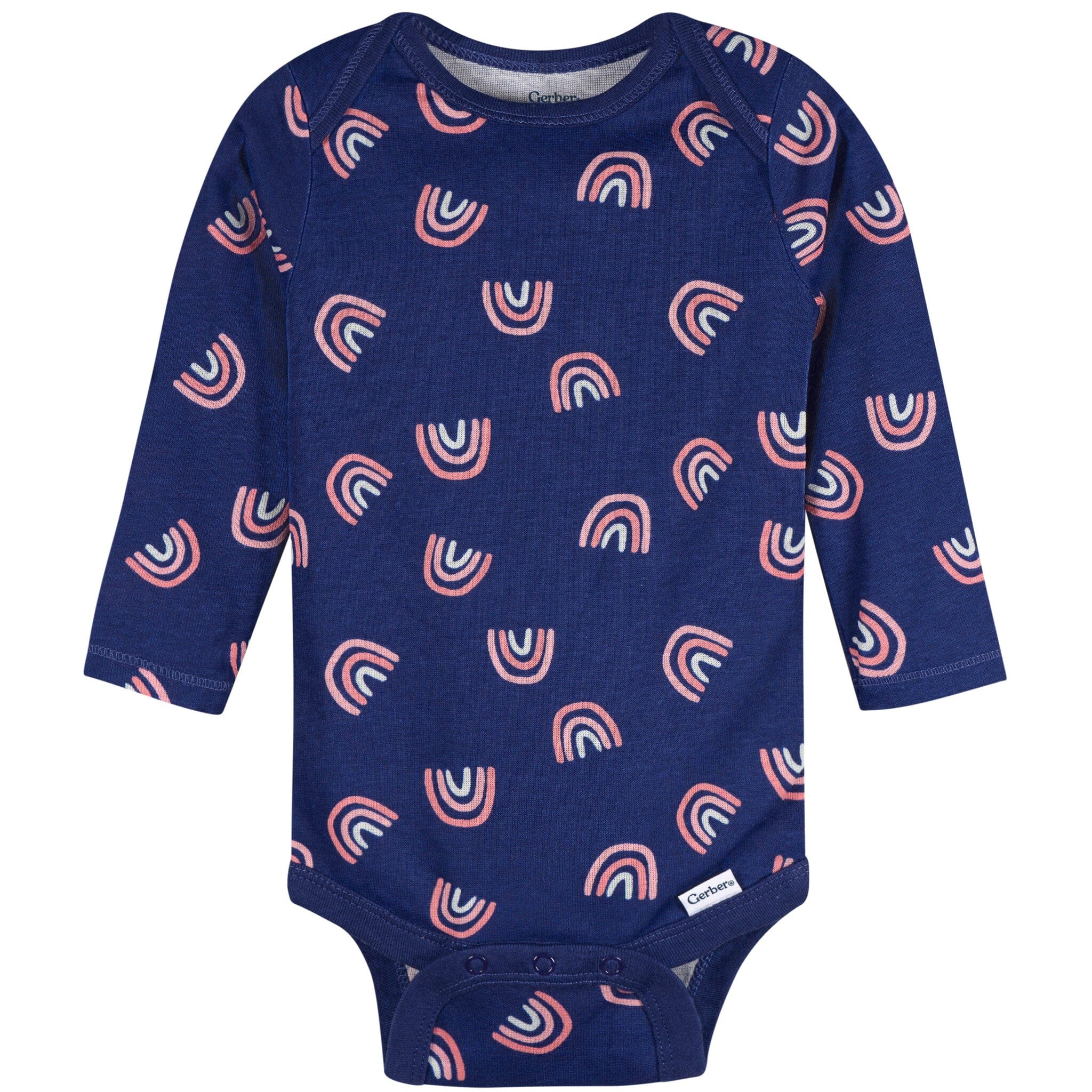 3-Pack Baby Girls Loved Long Sleeve Onesies® Bodysuits - Image 3