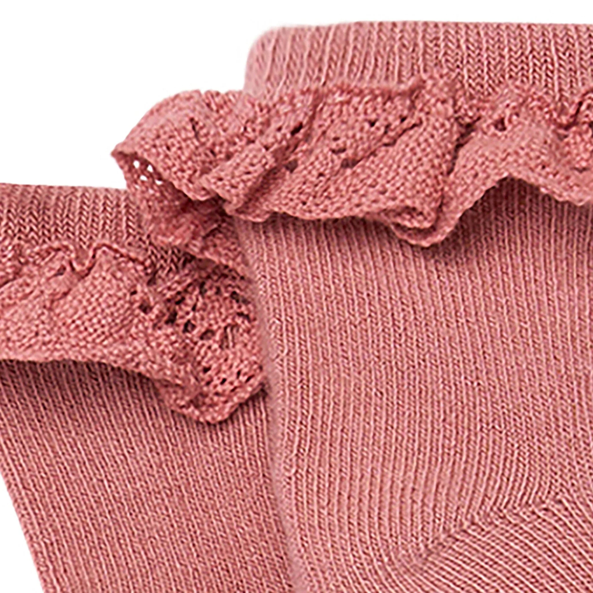 3-Pack Baby Girls Pink Lace Socks - Image 4