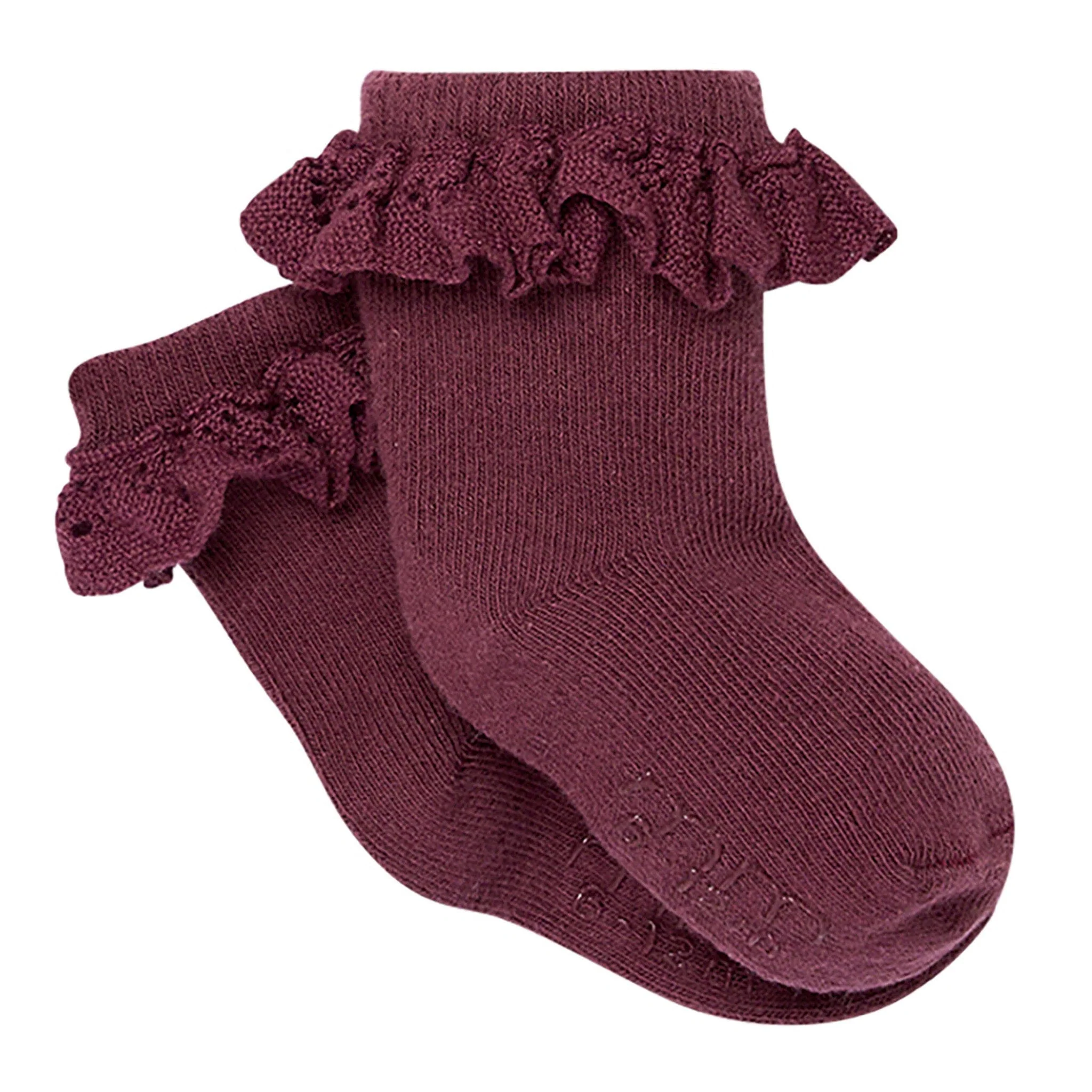 3-Pack Baby Girls Pink Lace Socks - Image 6