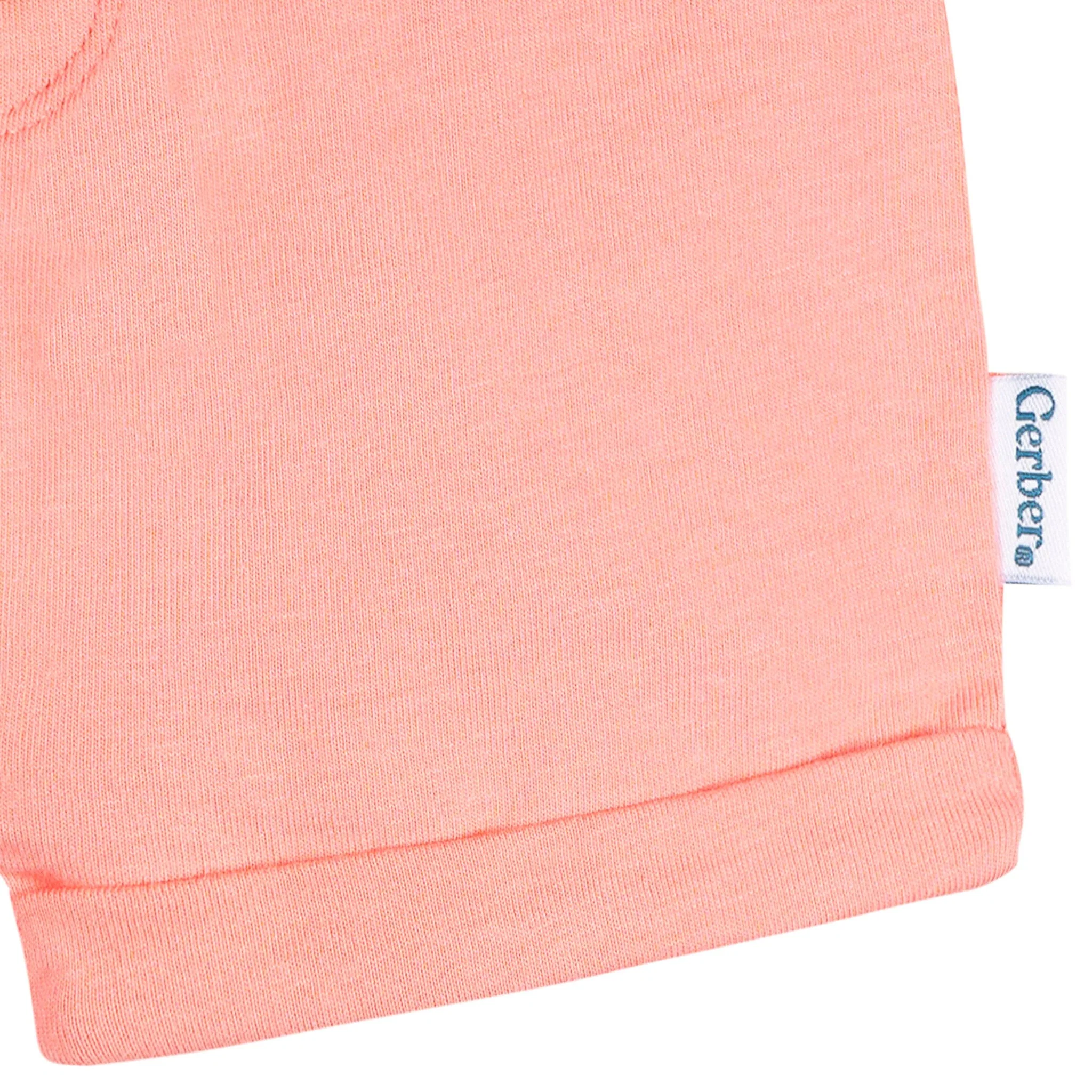 3-Pack Baby Girls Pink Knit Shorts - Image 10