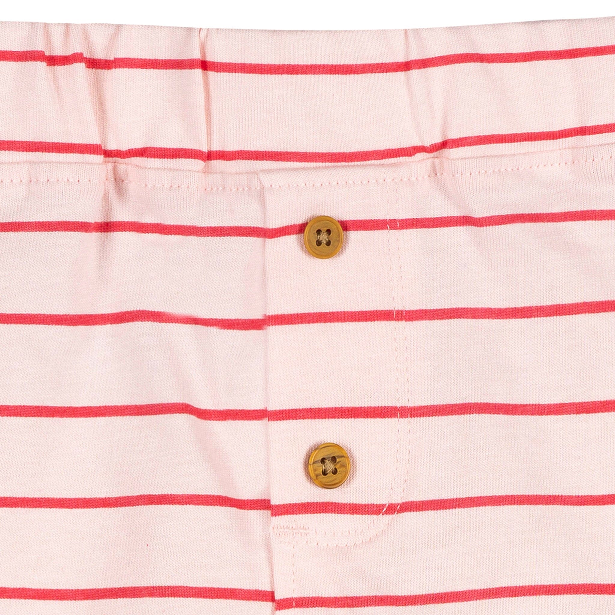 3-Pack Baby Girls Pink Knit Shorts - Image 3