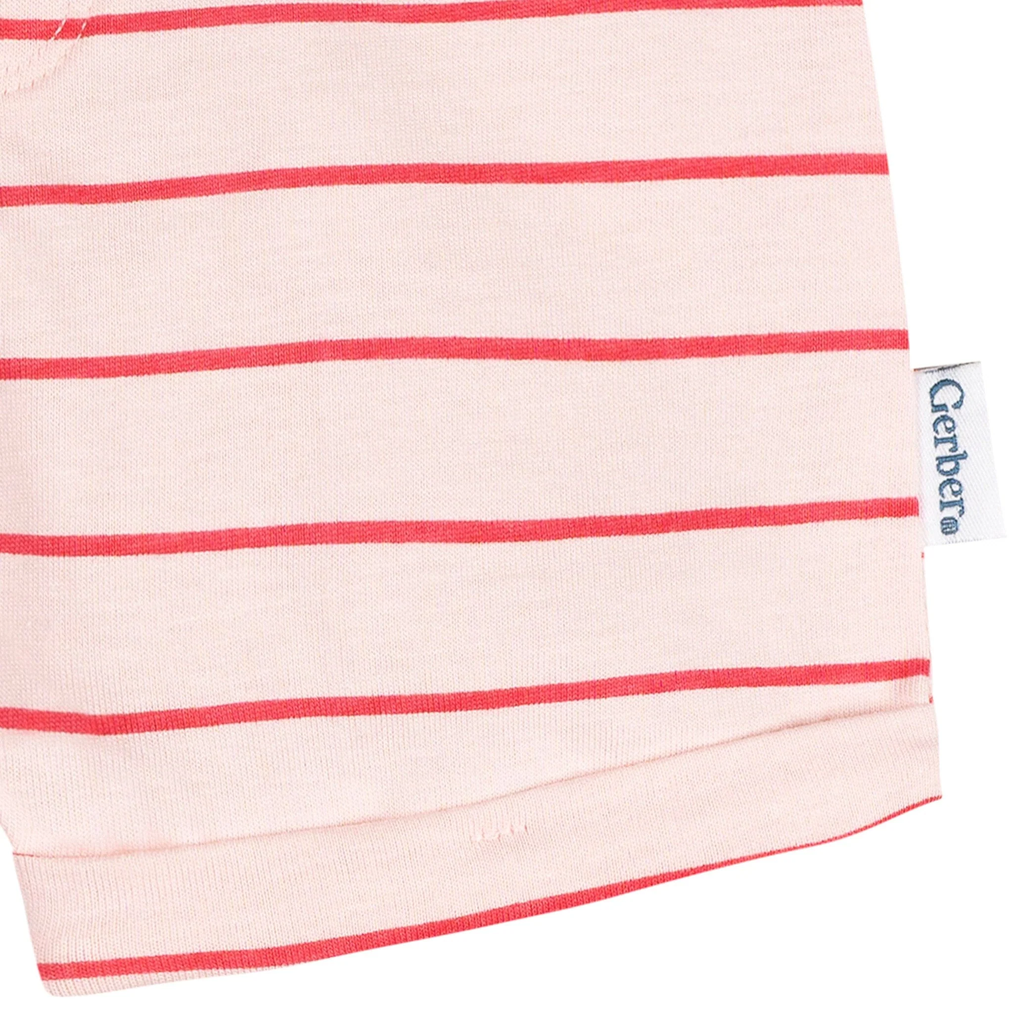 3-Pack Baby Girls Pink Knit Shorts - Image 4