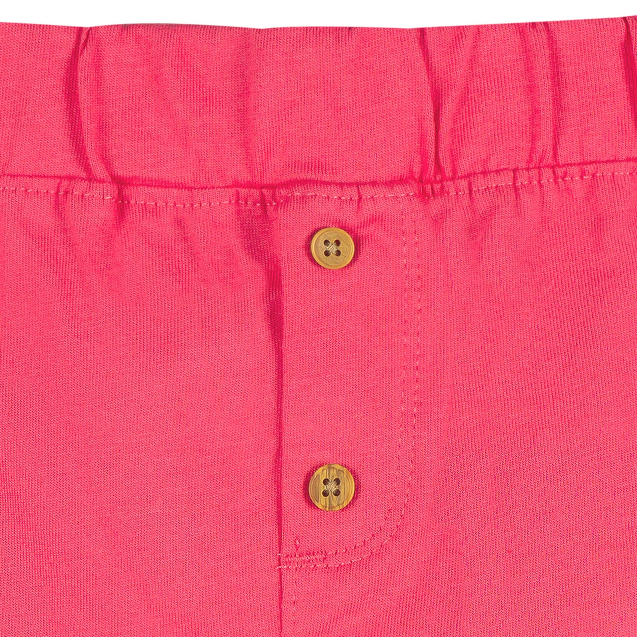 3-Pack Baby Girls Pink Knit Shorts - Image 6