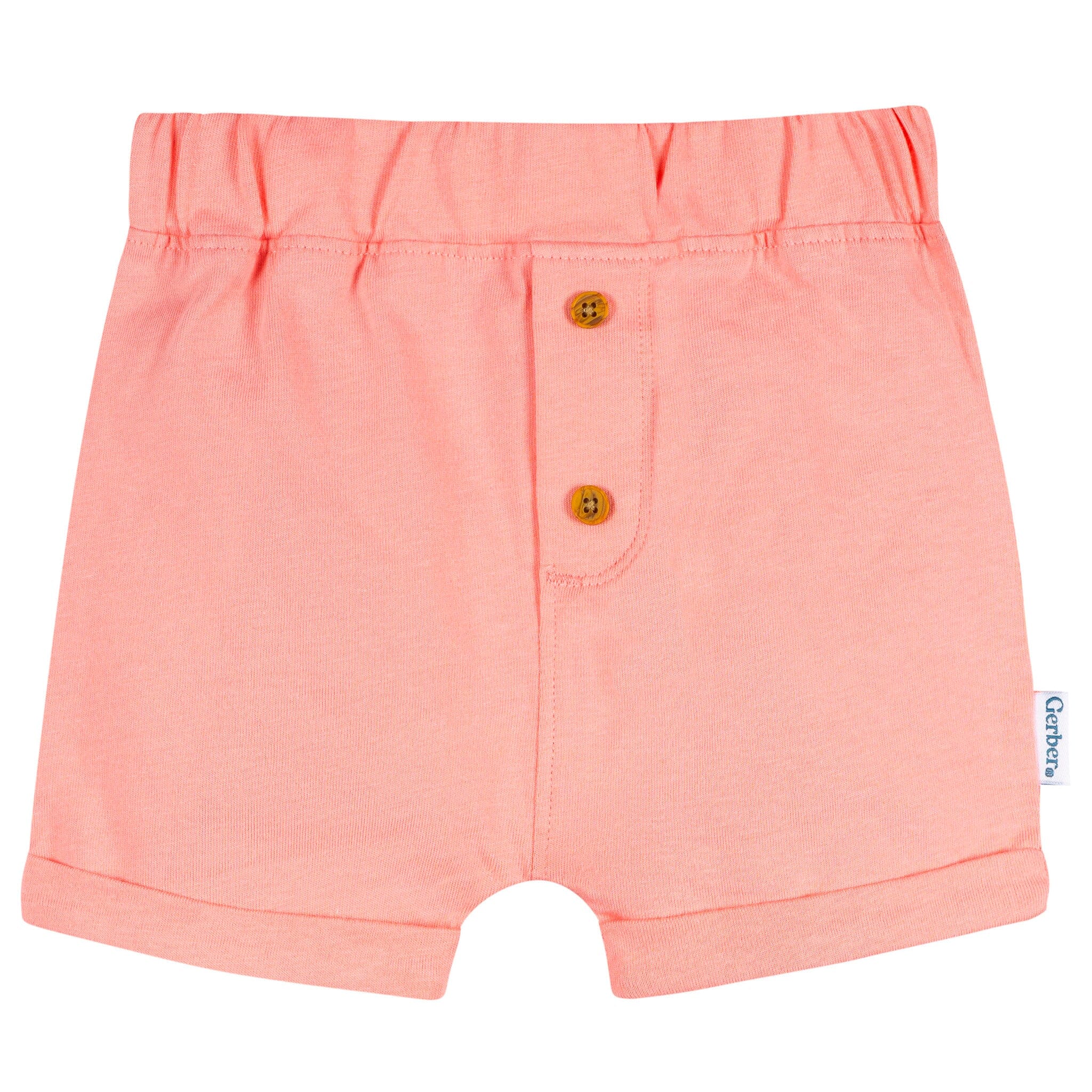 3-Pack Baby Girls Pink Knit Shorts - Image 8
