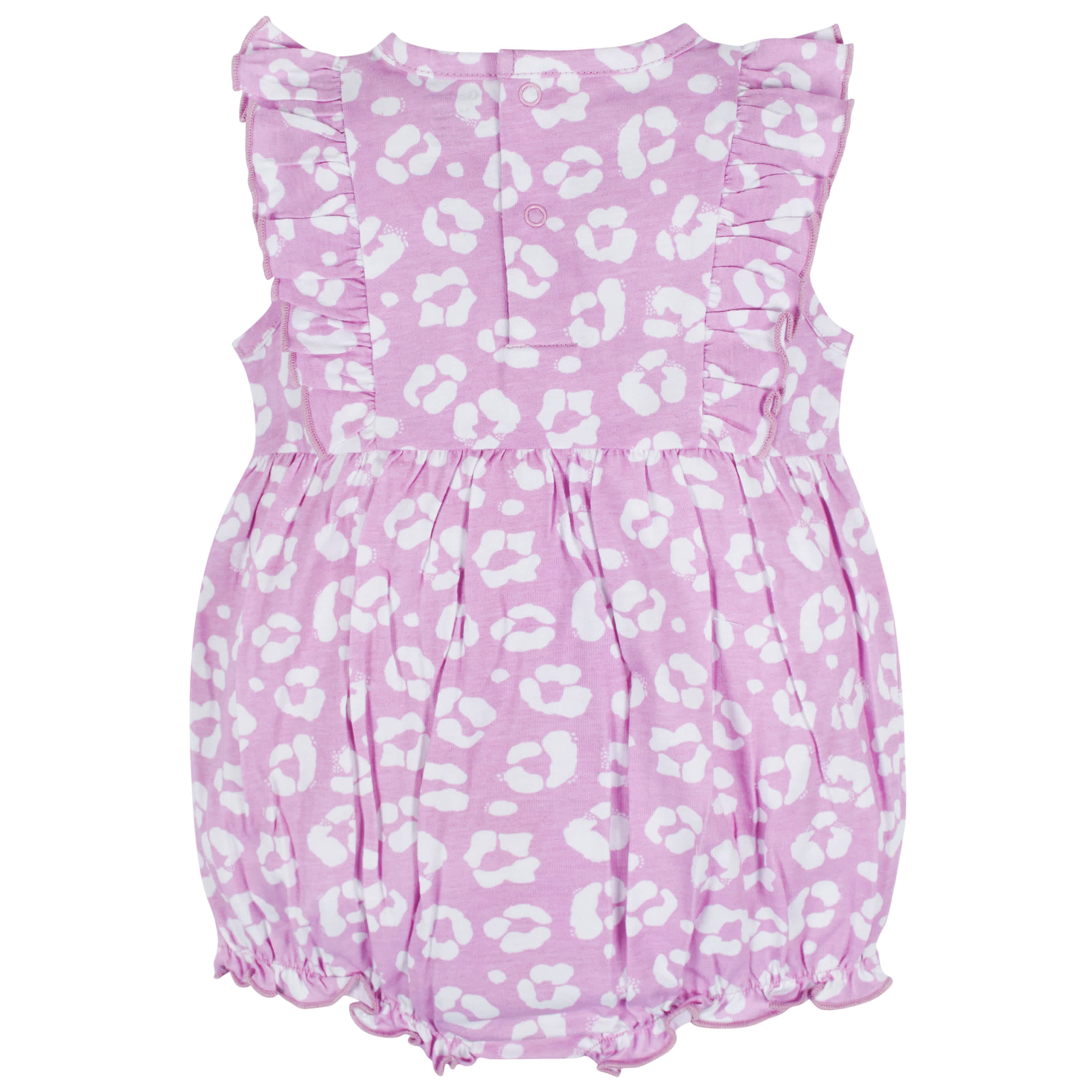3-Pack Baby Girls Rainbow Floral Rompers - Image 10